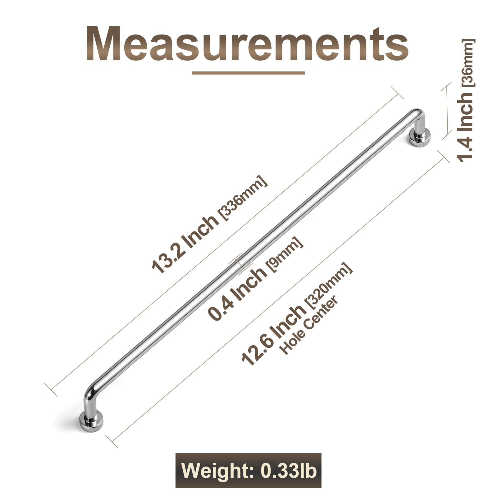 Goo-Ki Antique Rustic Vintage Cabinet Bar Pulls Decorative Drawer Handles