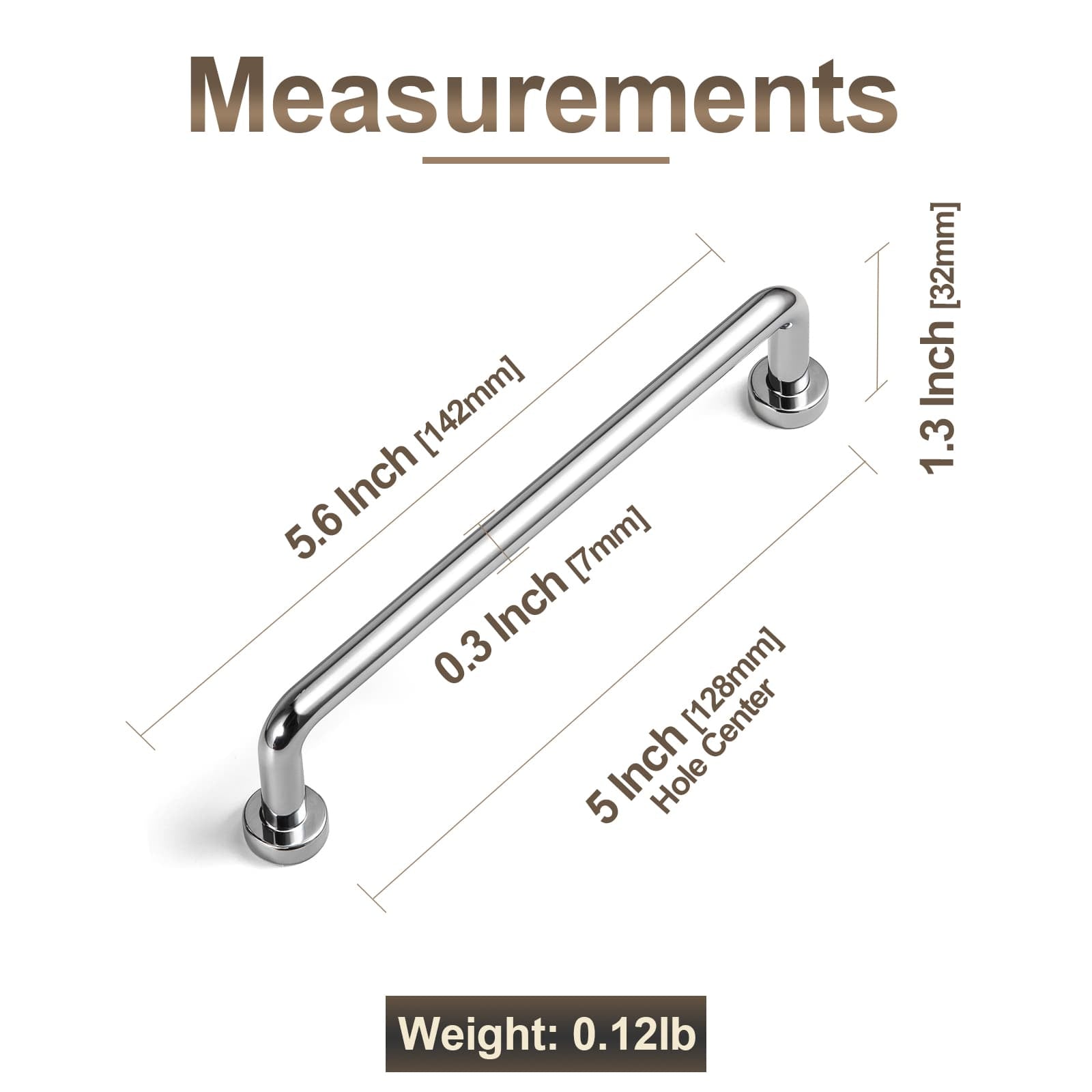 Goo-Ki Antique Rustic Vintage Cabinet Bar Pulls Decorative Drawer Handles