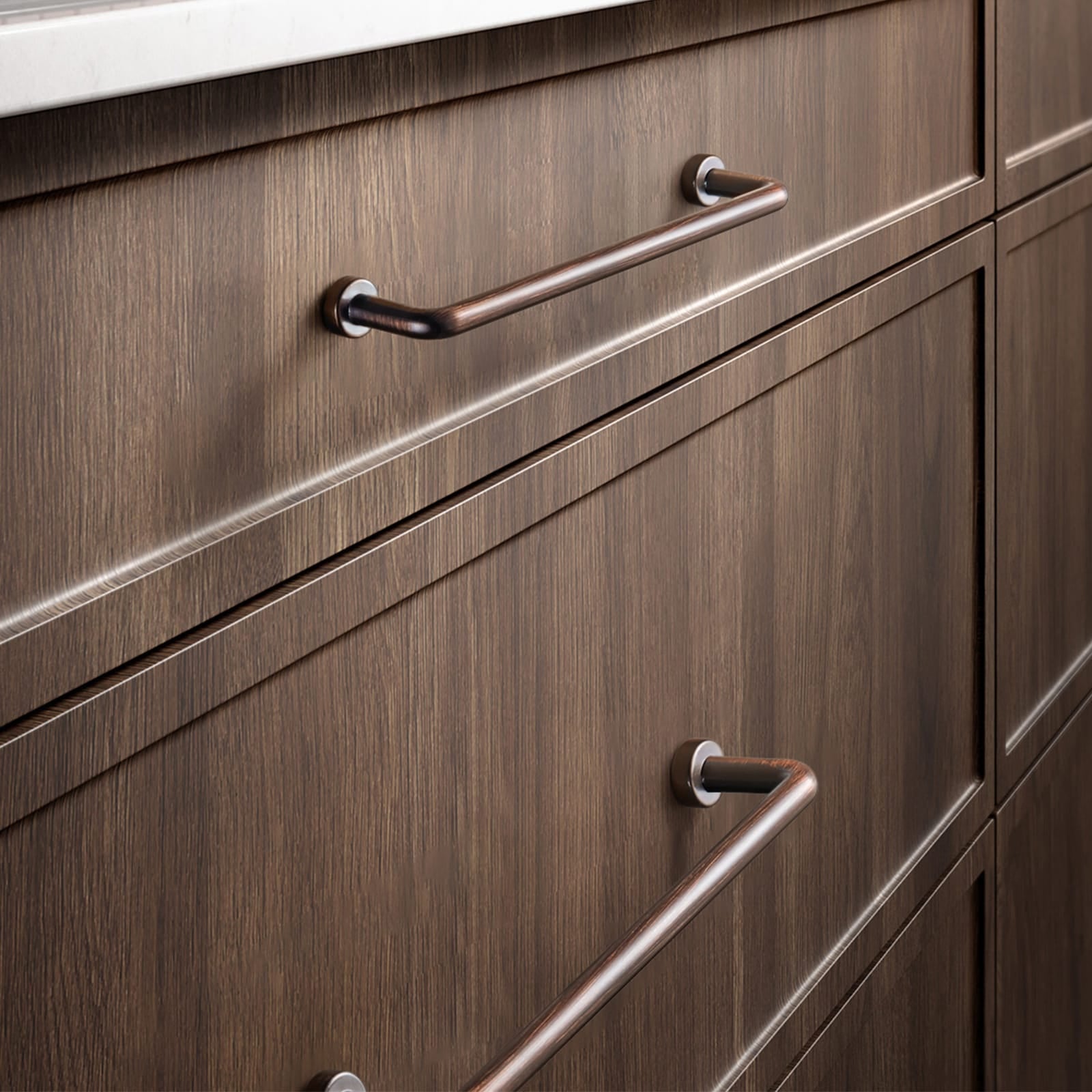 Goo-Ki Antique Rustic Vintage Cabinet Bar Pulls Decorative Drawer Handles