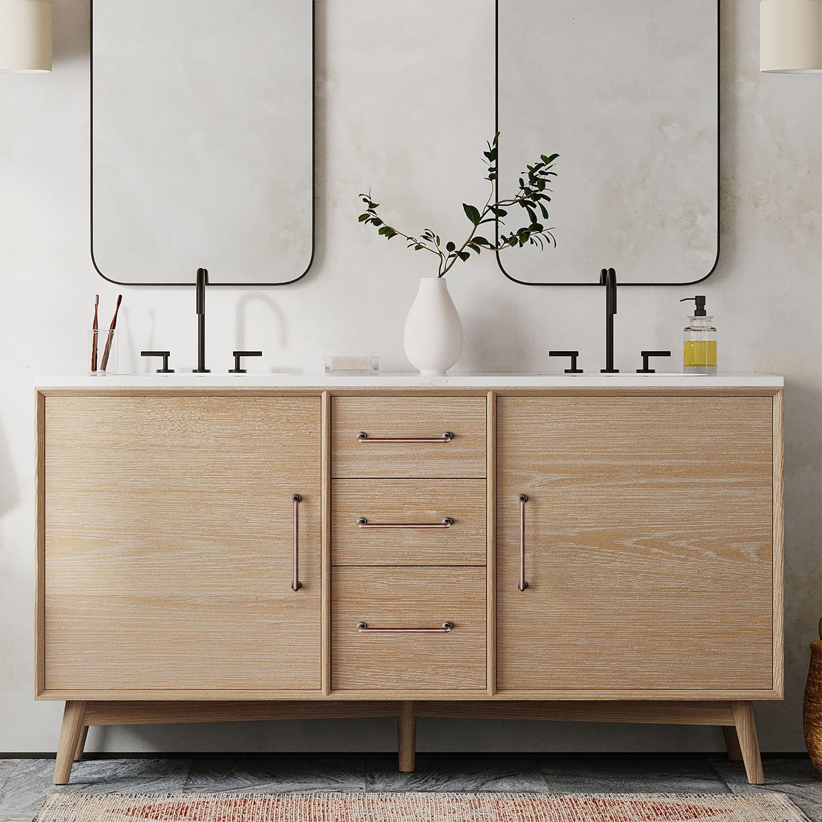 Goo-Ki Antique Rustic Vintage Cabinet Bar Pulls Decorative Drawer Handles