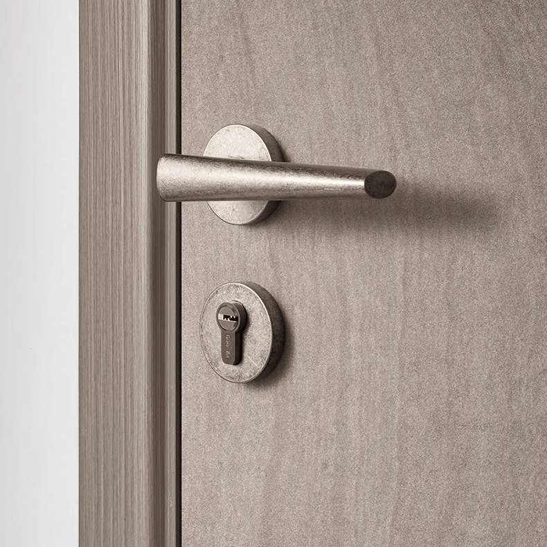 Goo-Ki Antique Silent Door Lock Bedroom Door Handle Interior Security Door Lock Set