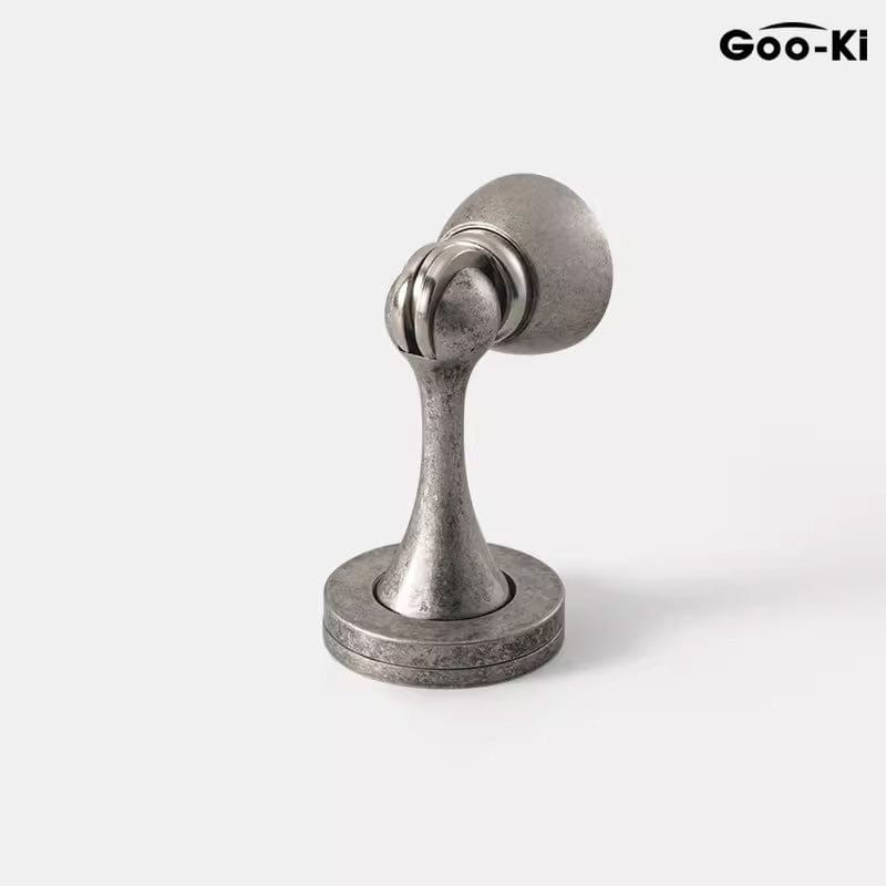 Goo-Ki Antique Silver Anti-collision Door Wall Suction Bathroom Strong Magnetic Door Stopper