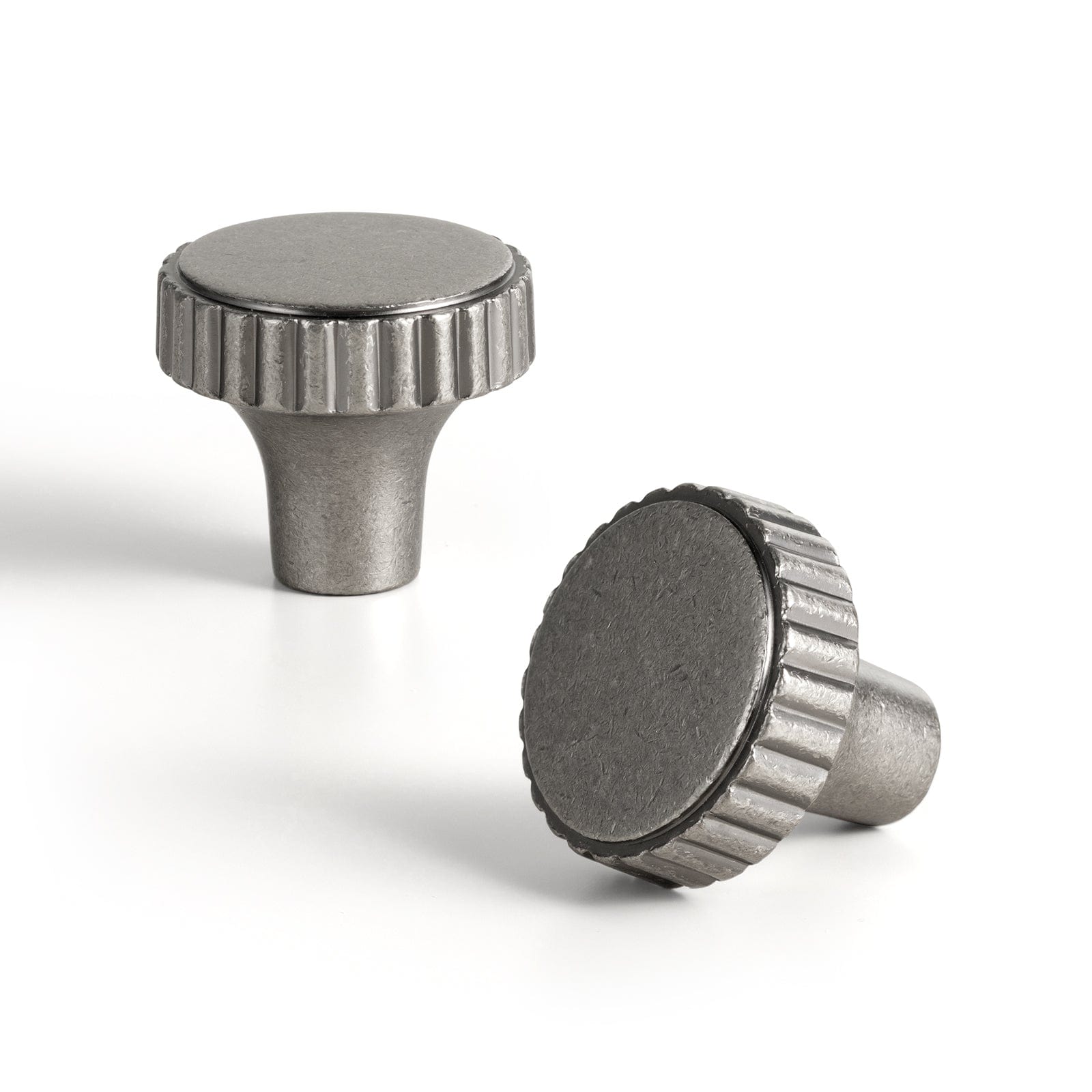 Goo-Ki Antique Silver / Knob / 6 Pack Striped Vintage Cabinet Knob Antique Brass Cabinet Hardware for Kitchen