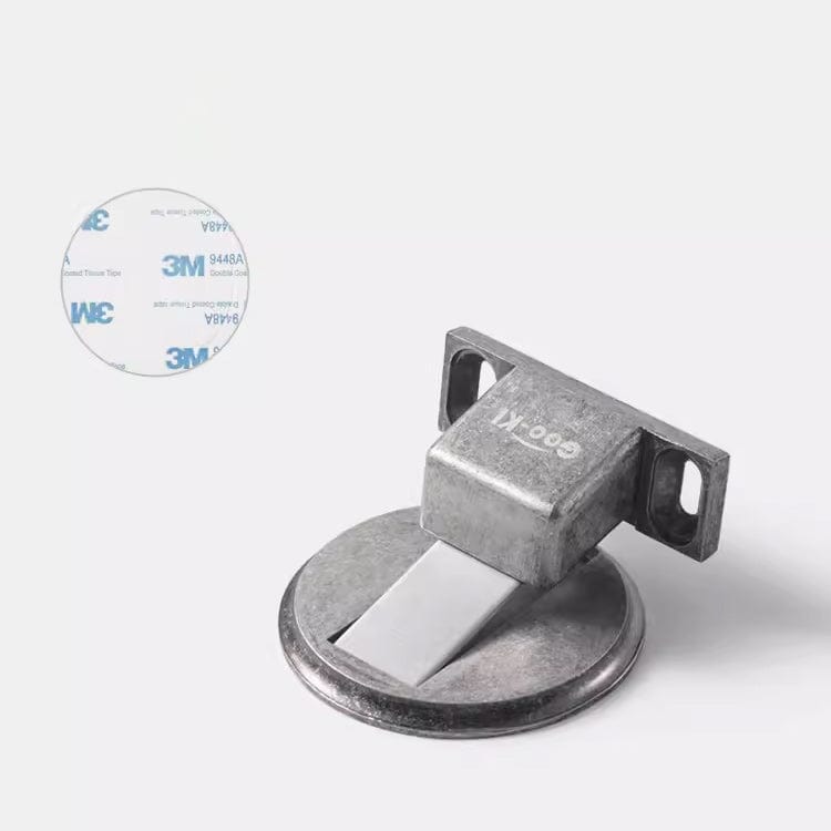 Goo-Ki Antique Silver Strong Windproof Door Suction Invisible Zinc Alloy Door Stopper