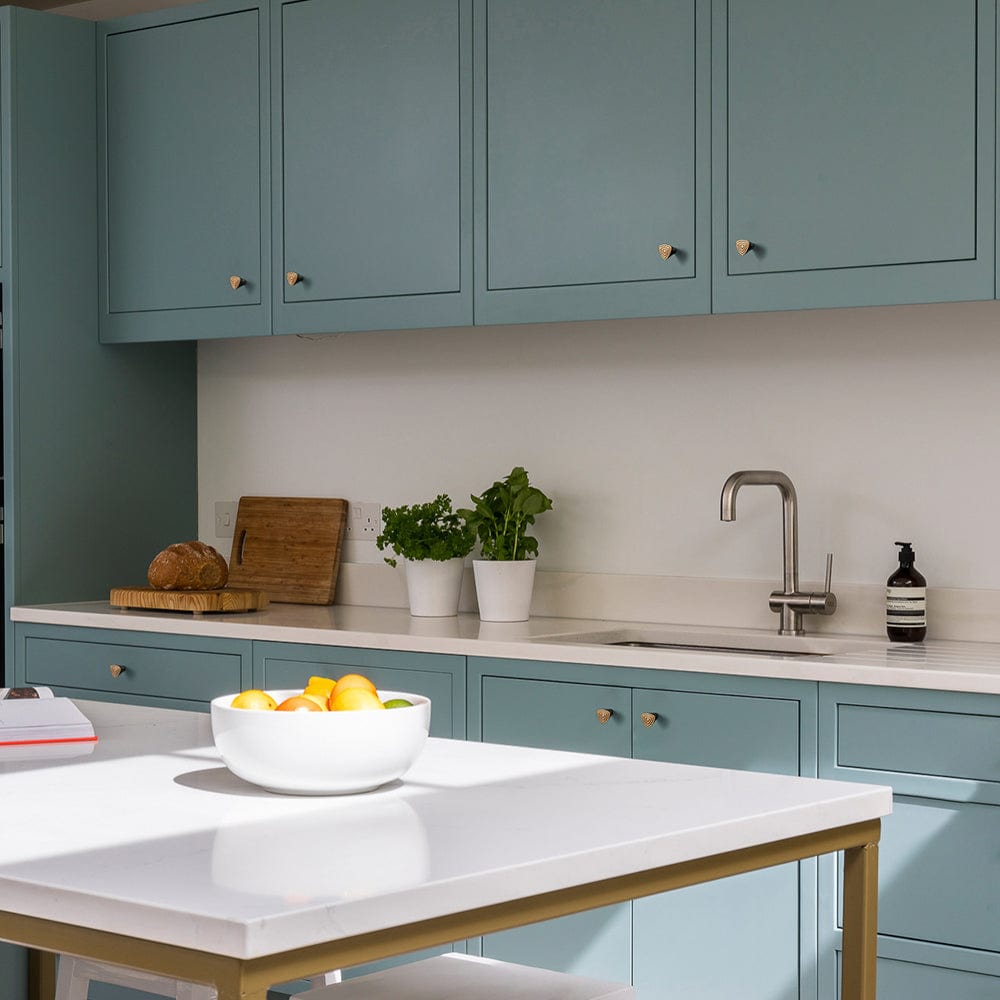 Goo-Ki Antique Style Conical Knob Retro Triangle Pattern Drawer Hardware Unique Cabinet Knob