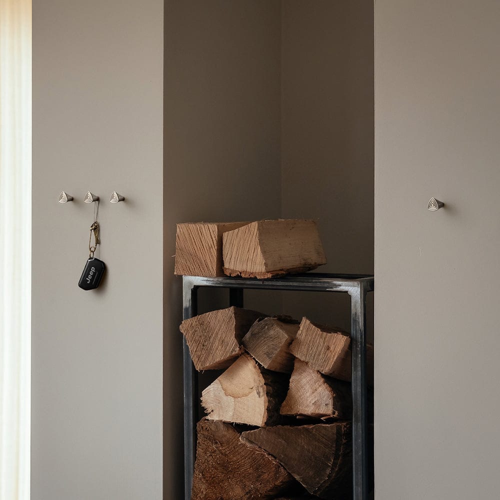 Goo-Ki Antique Style Conical Knob Retro Triangle Pattern Drawer Hardware Unique Cabinet Knob