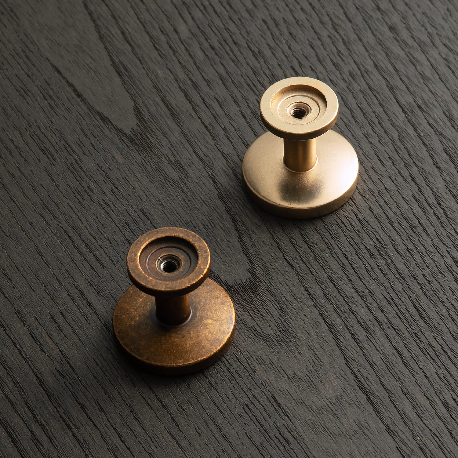 Goo-Ki Assorted Shaped Zinc Alloy Cabinet Hardware - Knobs and Back Plates for Stylish Furniture