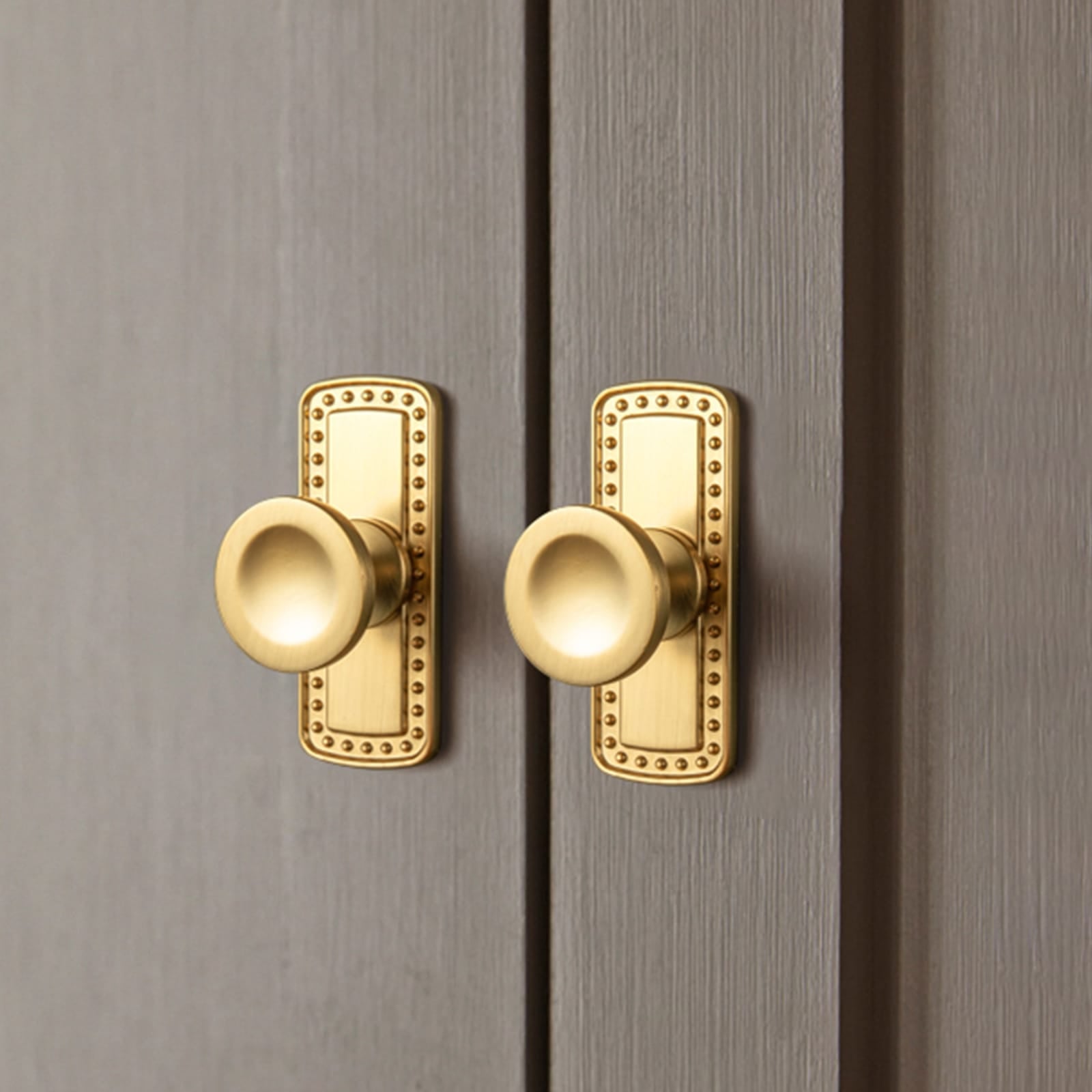 Goo-Ki Assorted Shaped Zinc Alloy Cabinet Hardware - Knobs and Back Plates for Stylish Furniture