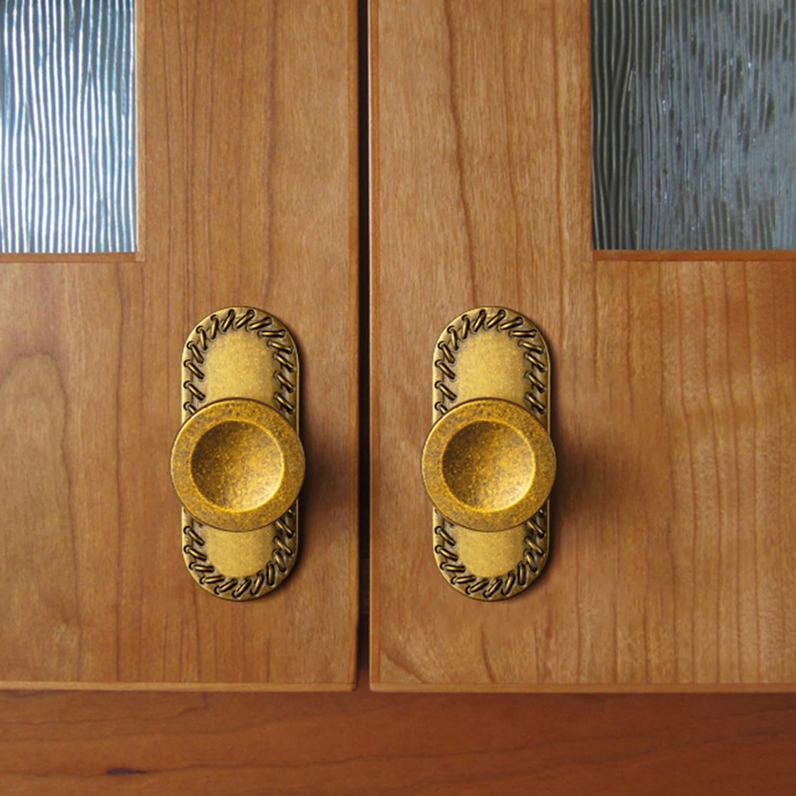 Goo-Ki Assorted Shaped Zinc Alloy Cabinet Hardware - Knobs and Back Plates for Stylish Furniture