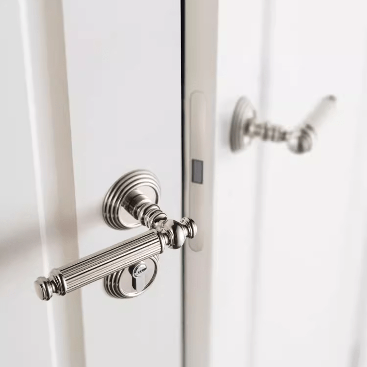 Goo-Ki Brass Door Lock Bedroom Door Silent French Style Door Handle