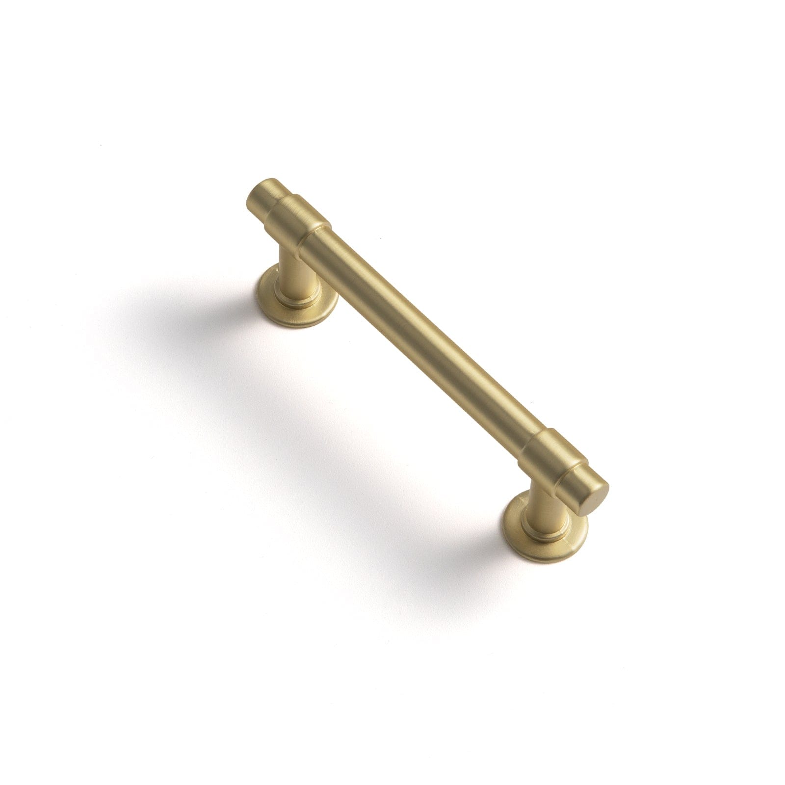 Goo-Ki Brushed Brass / 3'' Hole Center / 6 Pack Retro Zinc Alloy Modern Cabinet Handles Modern Cabinet Pull Hardware