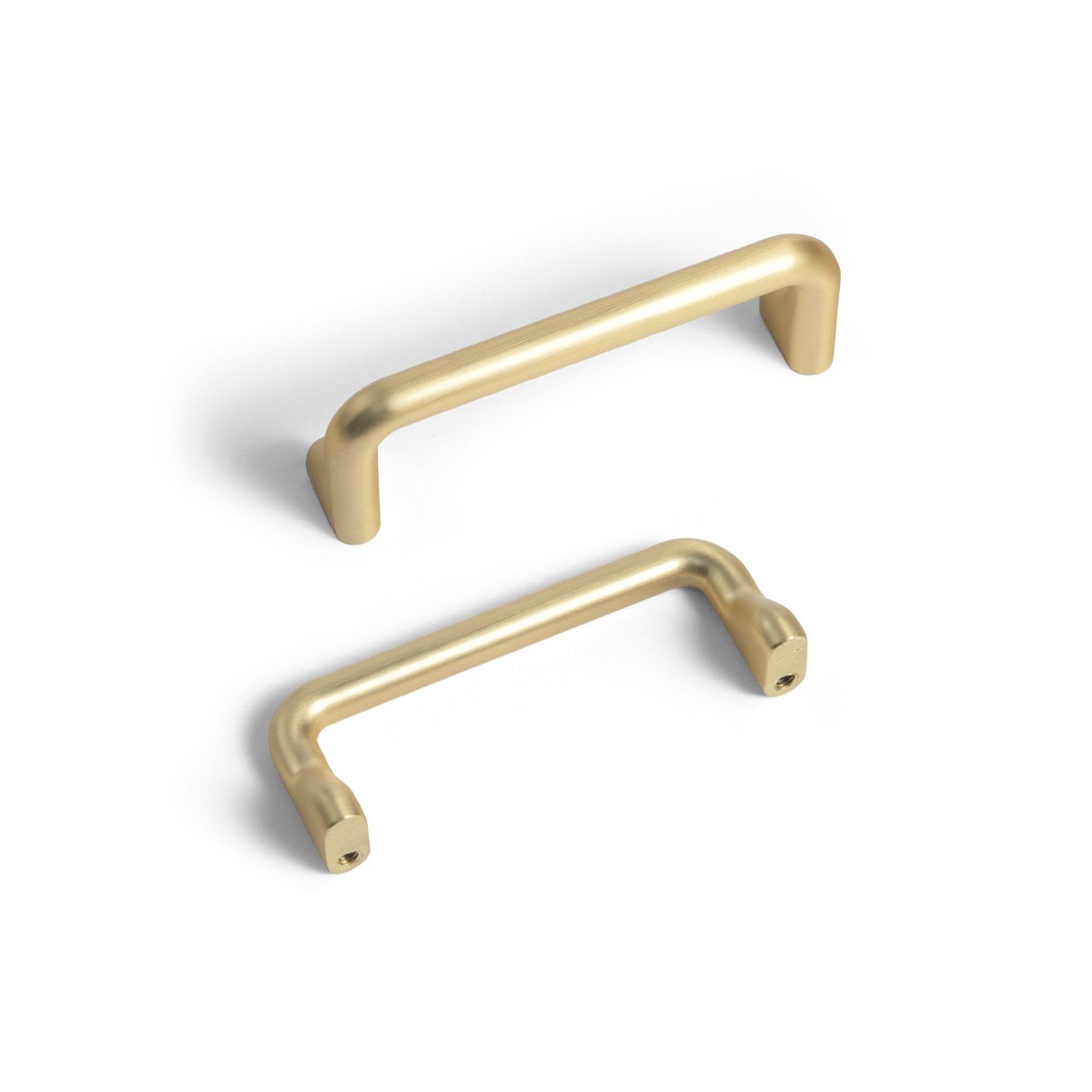 Goo-Ki Brushed Brass / 3'' Hole Center / 6 Pack Vintage Style Drawer Handles Stylish Cabinet Pulls Kitchen Hardware