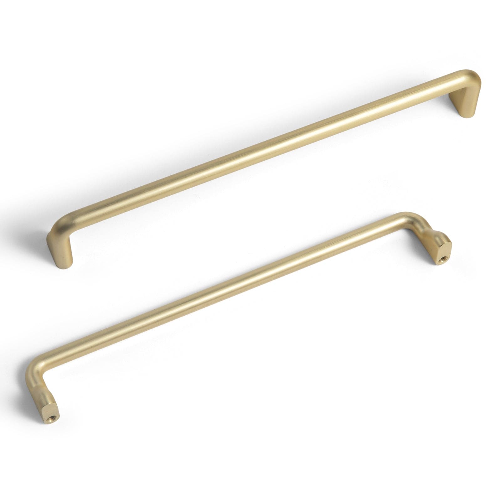 Goo-Ki Brushed Brass / 7.6'' Hole Center / 6 Pack Vintage Style Drawer Handles Stylish Cabinet Pulls Kitchen Hardware