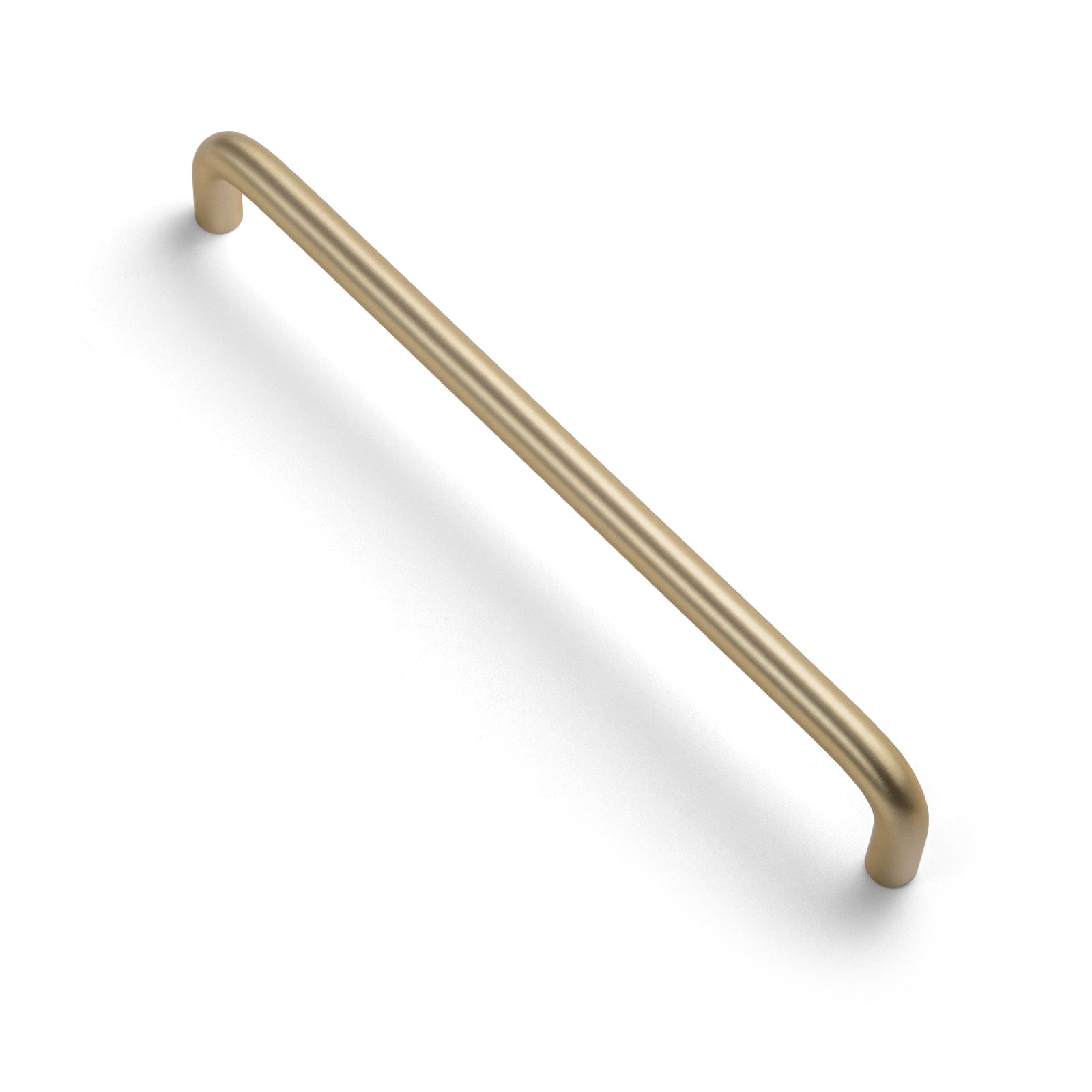 Goo-Ki Brushed Brass / 7.6'' Hole Center Plus / 12 Pack Simple Sleek Wardrobe Pull Contemporary Design Cabinet Handle Modern Style