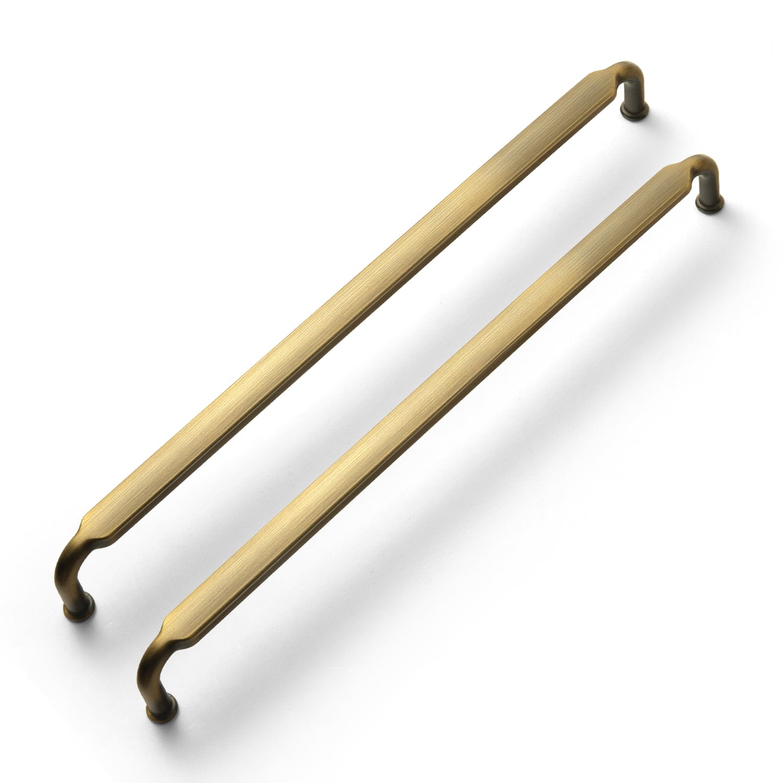 Goo-Ki Brushed Bronze / 10'' Hole Center / 6 Pack Brushed Bronze Cabinet Pulls American Style Drawer Handles Modern Furniture Hardware