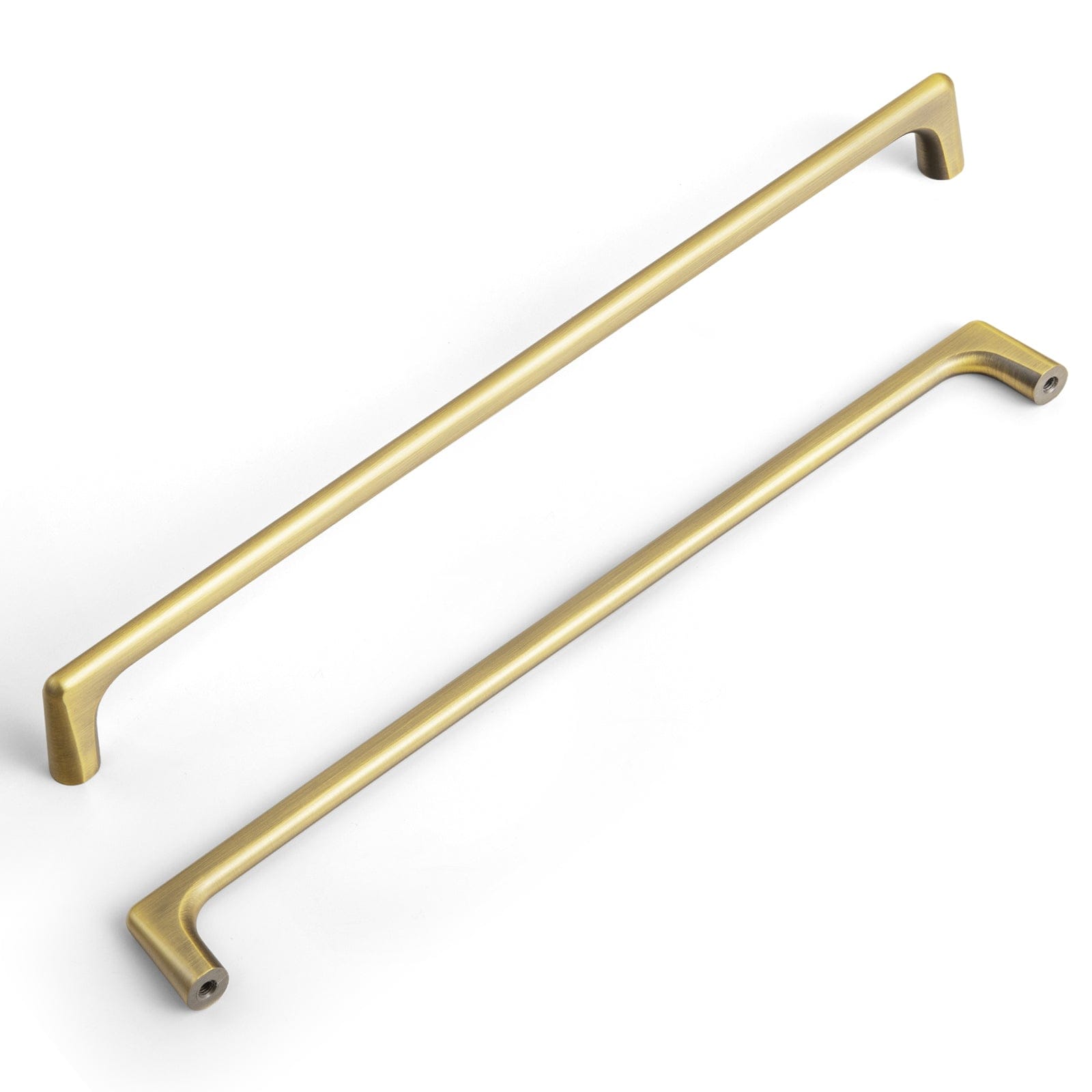 Goo-Ki Brushed Bronze / 10'' Hole Center / 6 Pack Brushed Bronze Cabinet Pulls Modern Zinc Alloy Drawer Handles