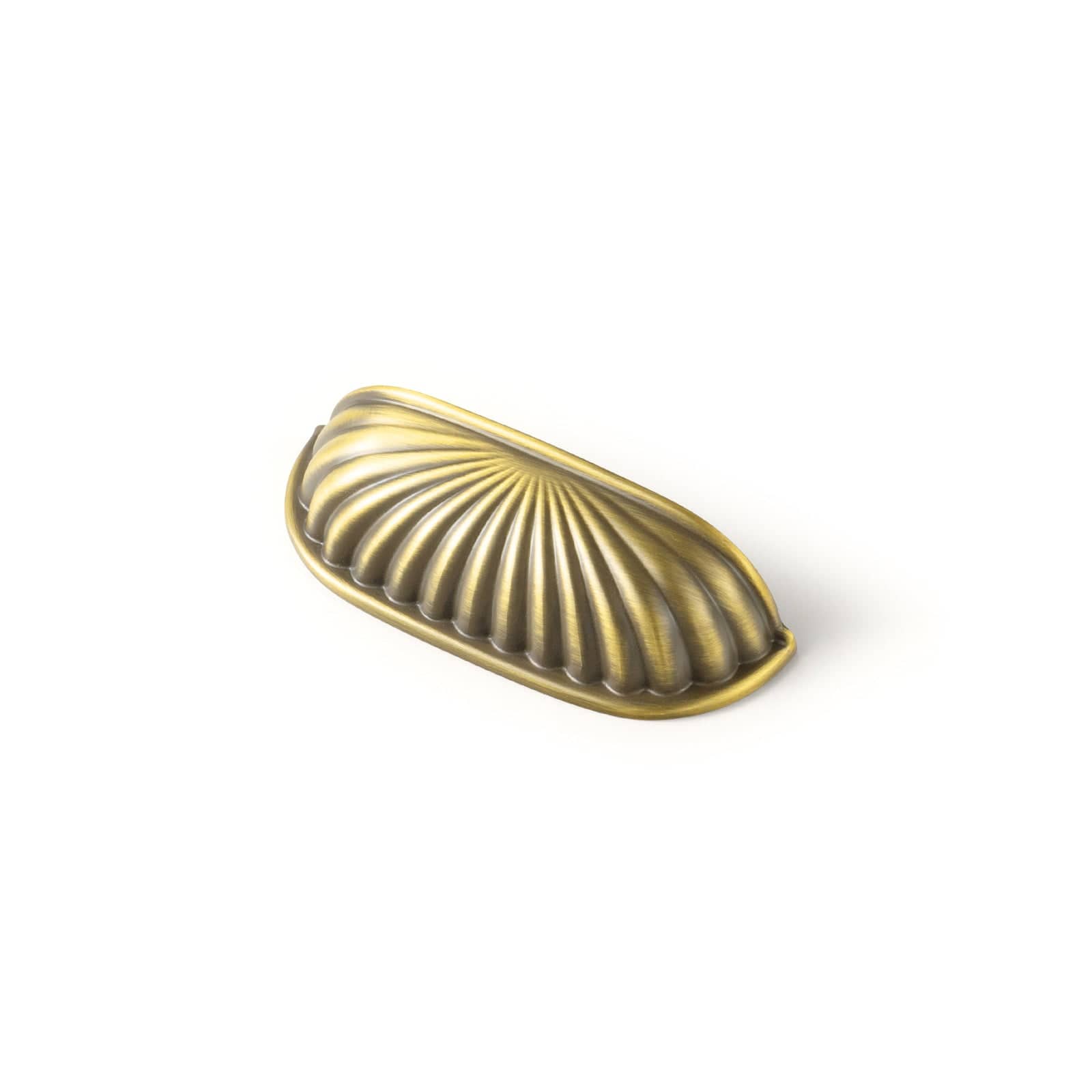 Goo-Ki Brushed Bronze / 2.5'' Hole Center / 6 Pack Brushed Bronze Cabinet Pulls Luxury Zinc Alloy Din Cup Drawer Pulls