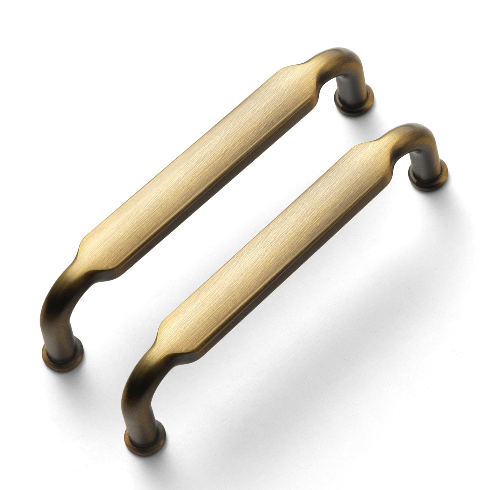 Goo-Ki Brushed Bronze / 3.78'' Hole Center / 6 Pack Brushed Bronze Cabinet Pulls American Style Drawer Handles Modern Furniture Hardware