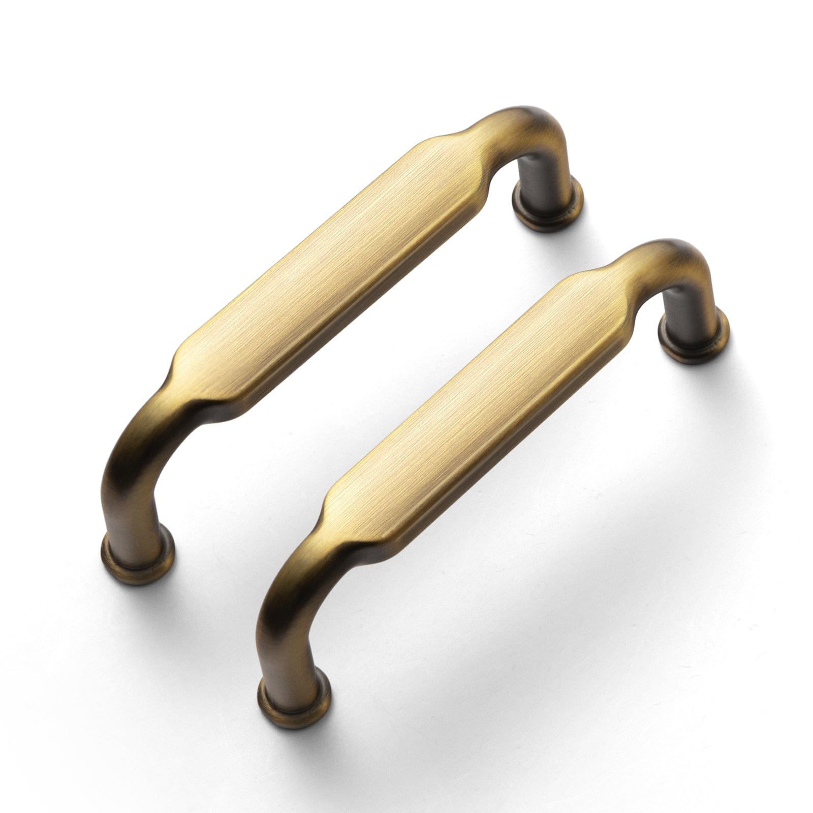 Goo-Ki Brushed Bronze / 3'' Hole Center / 6 Pack Brushed Bronze Cabinet Pulls American Style Drawer Handles Modern Furniture Hardware