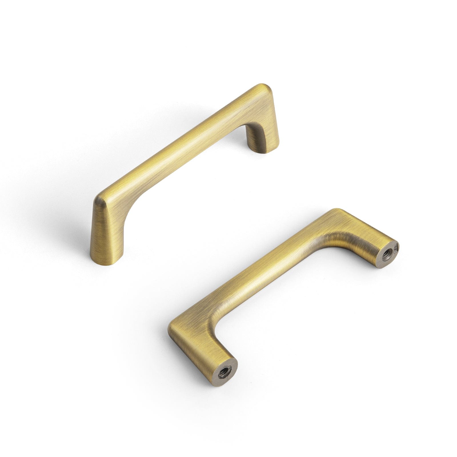 Goo-Ki Brushed Bronze / 3'' Hole Center / 6 Pack Brushed Bronze Cabinet Pulls Modern Zinc Alloy Drawer Handles