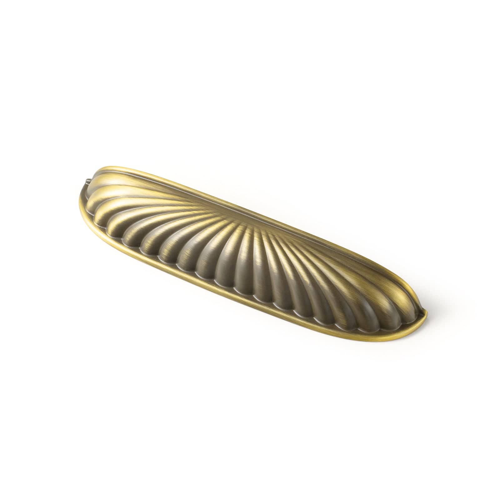 Goo-Ki Brushed Bronze / 5'' Hole Center / 6 Pack Brushed Bronze Cabinet Pulls Luxury Zinc Alloy Din Cup Drawer Pulls