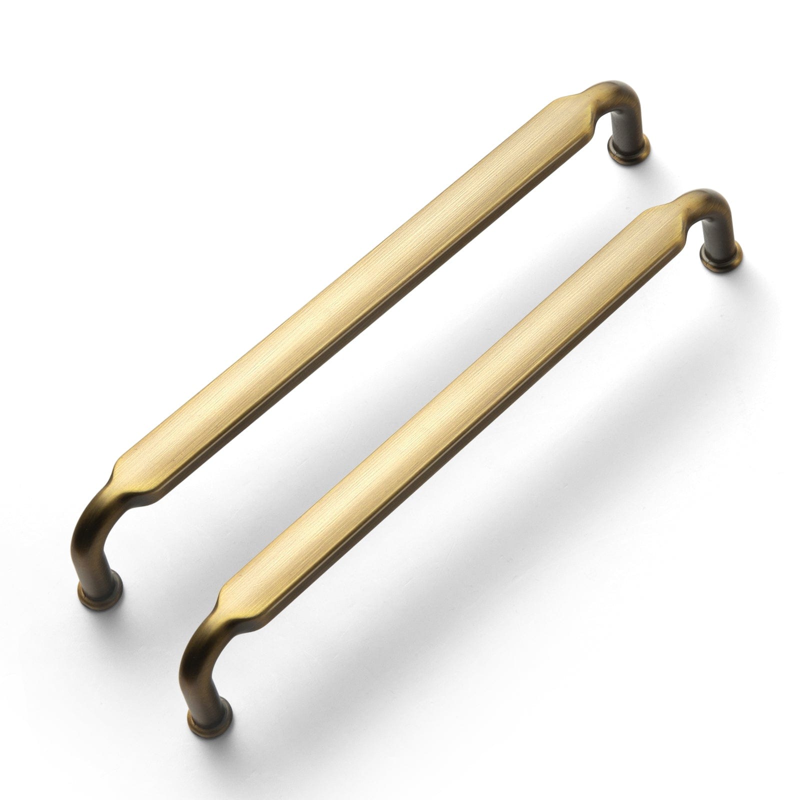 Goo-Ki Brushed Bronze / 6.3'' Hole Center / 6 Pack Brushed Bronze Cabinet Pulls American Style Drawer Handles Modern Furniture Hardware