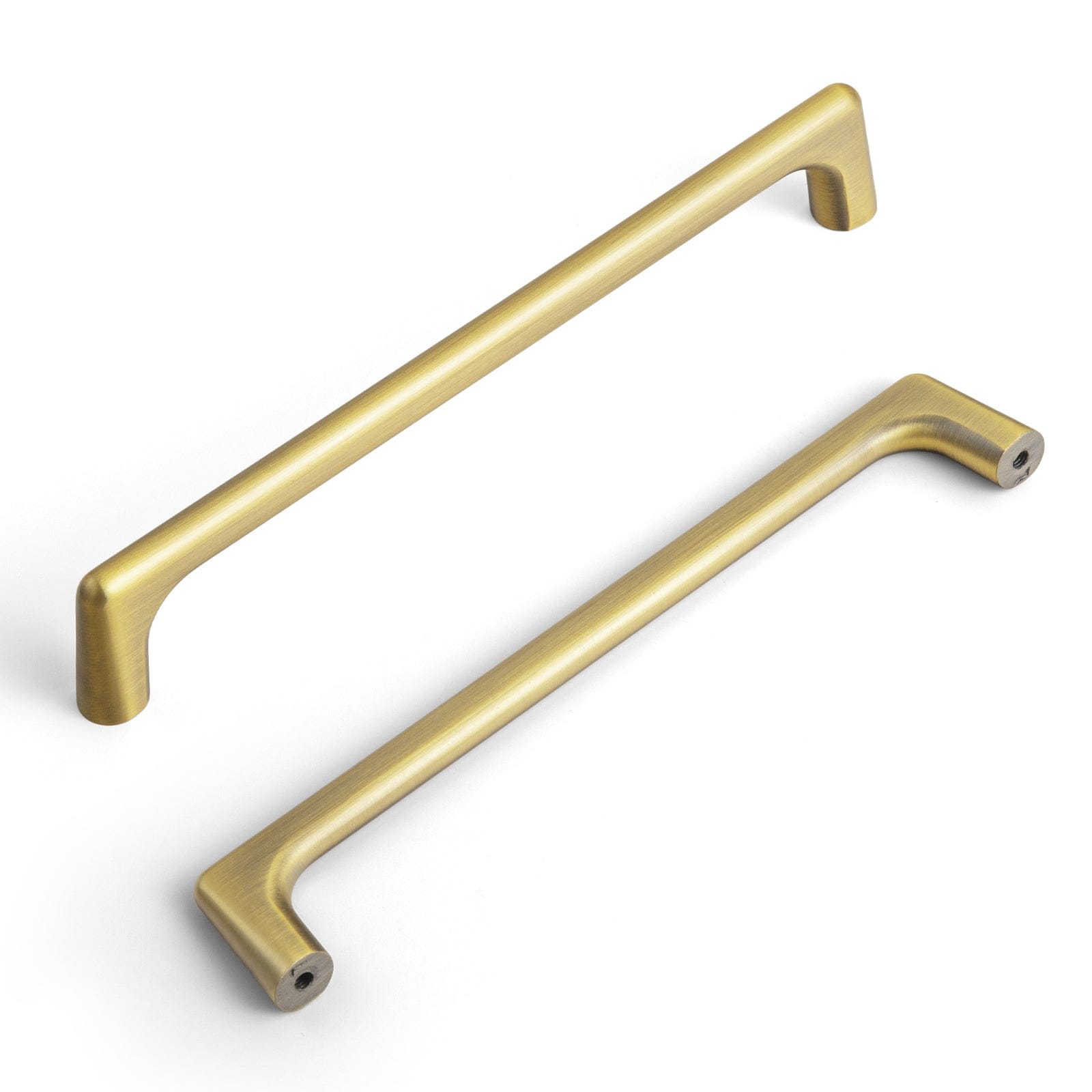 Goo-Ki Brushed Bronze / 6.3'' Hole Center / 6 Pack Brushed Bronze Cabinet Pulls Modern Zinc Alloy Drawer Handles