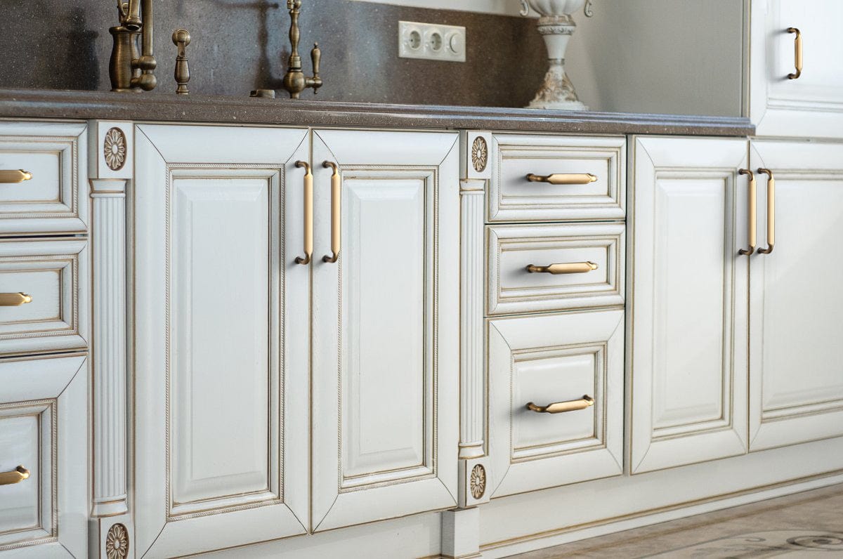 Goo-Ki Brushed Bronze Cabinet Pulls American Style Drawer Handles Modern Furniture Hardware