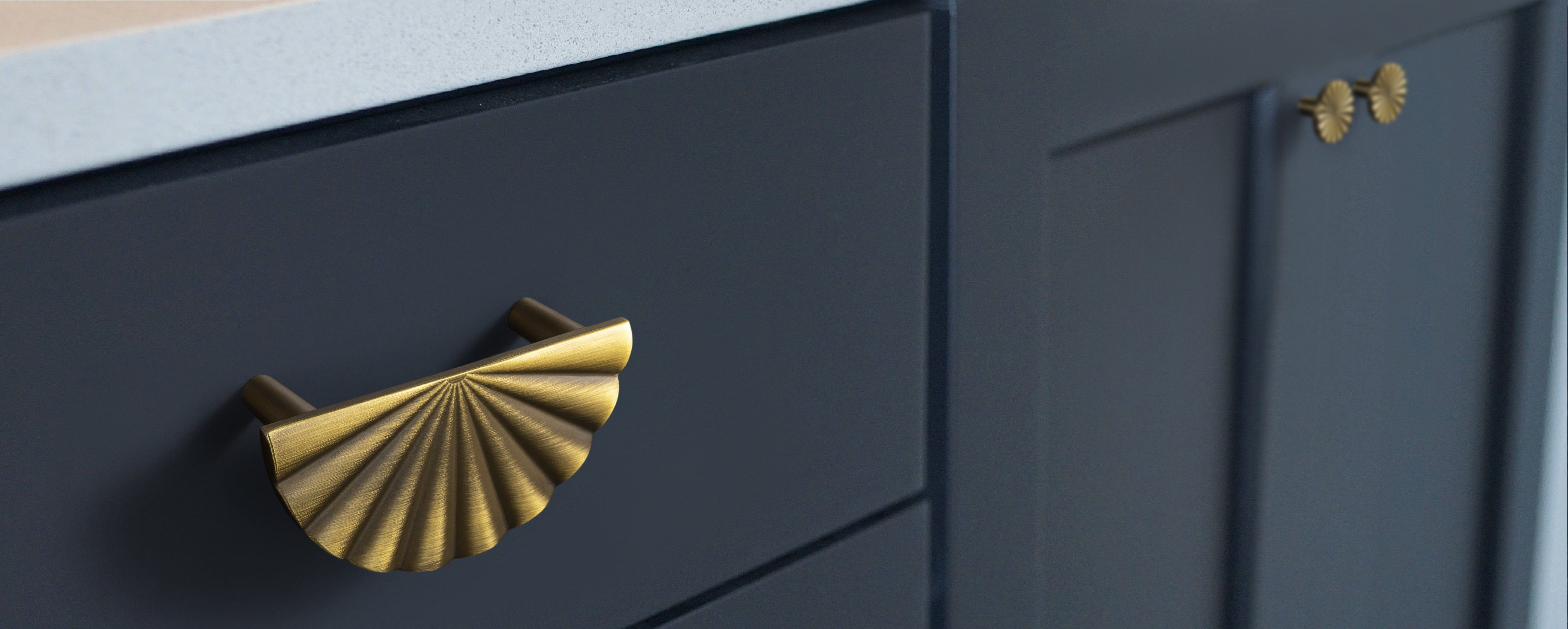 Goo-Ki Brushed Bronze Cabinet Pulls Luxury Zinc Alloy Din Cup Drawer Pulls