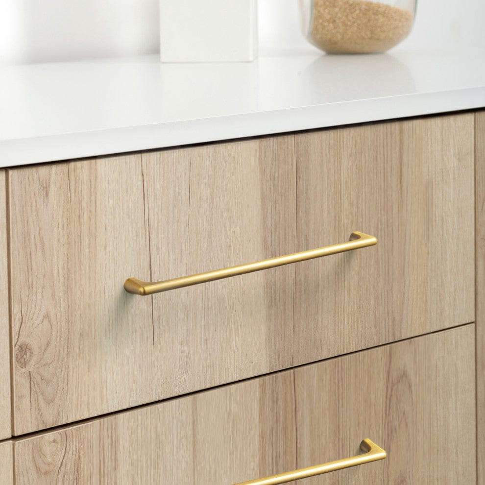 Goo-Ki Brushed Bronze Cabinet Pulls Modern Zinc Alloy Drawer Handles