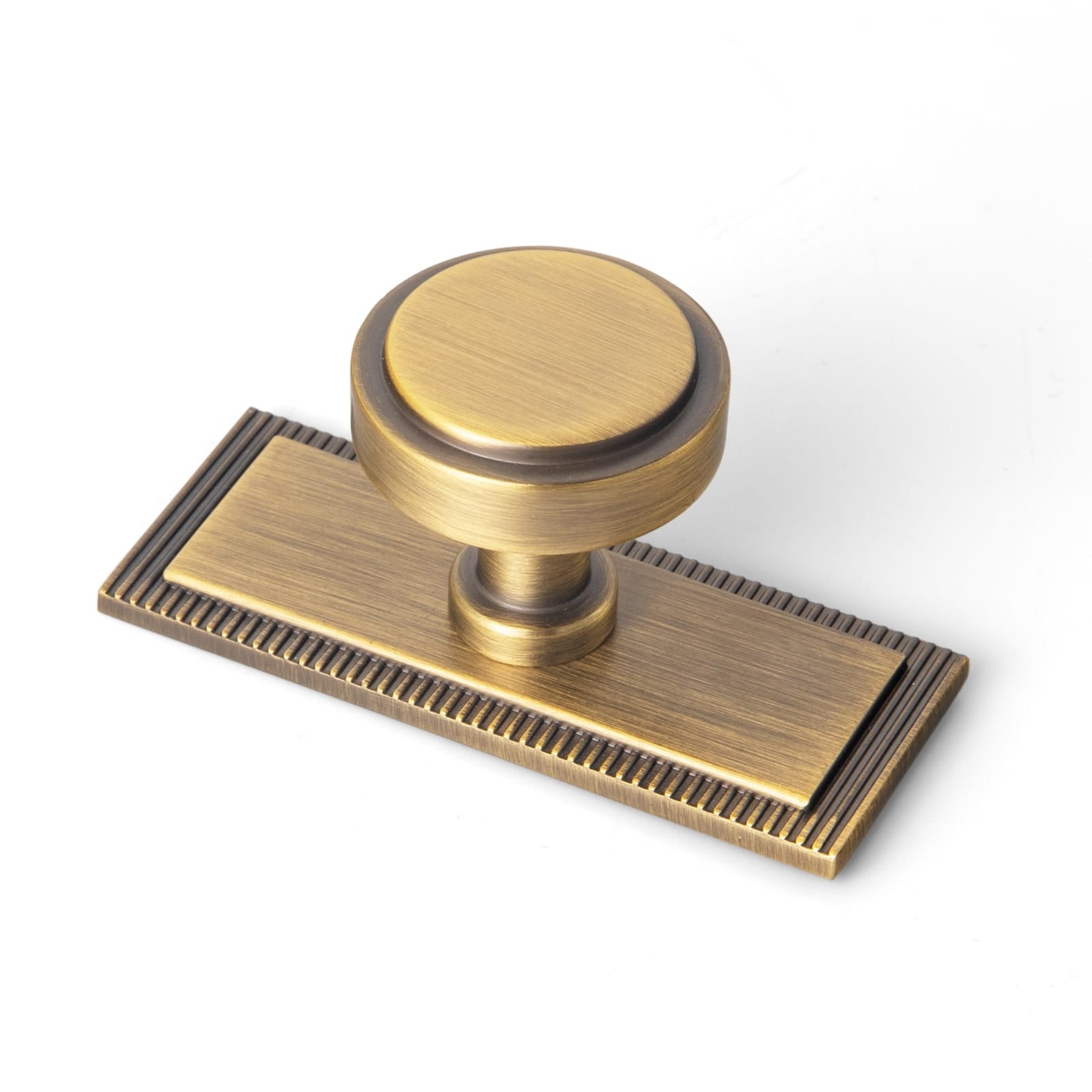 Goo-Ki Brushed Bronze / G022 / 6 Pack Simple Cylindrical Zinc Alloy Drawer Knob with Elegant Design