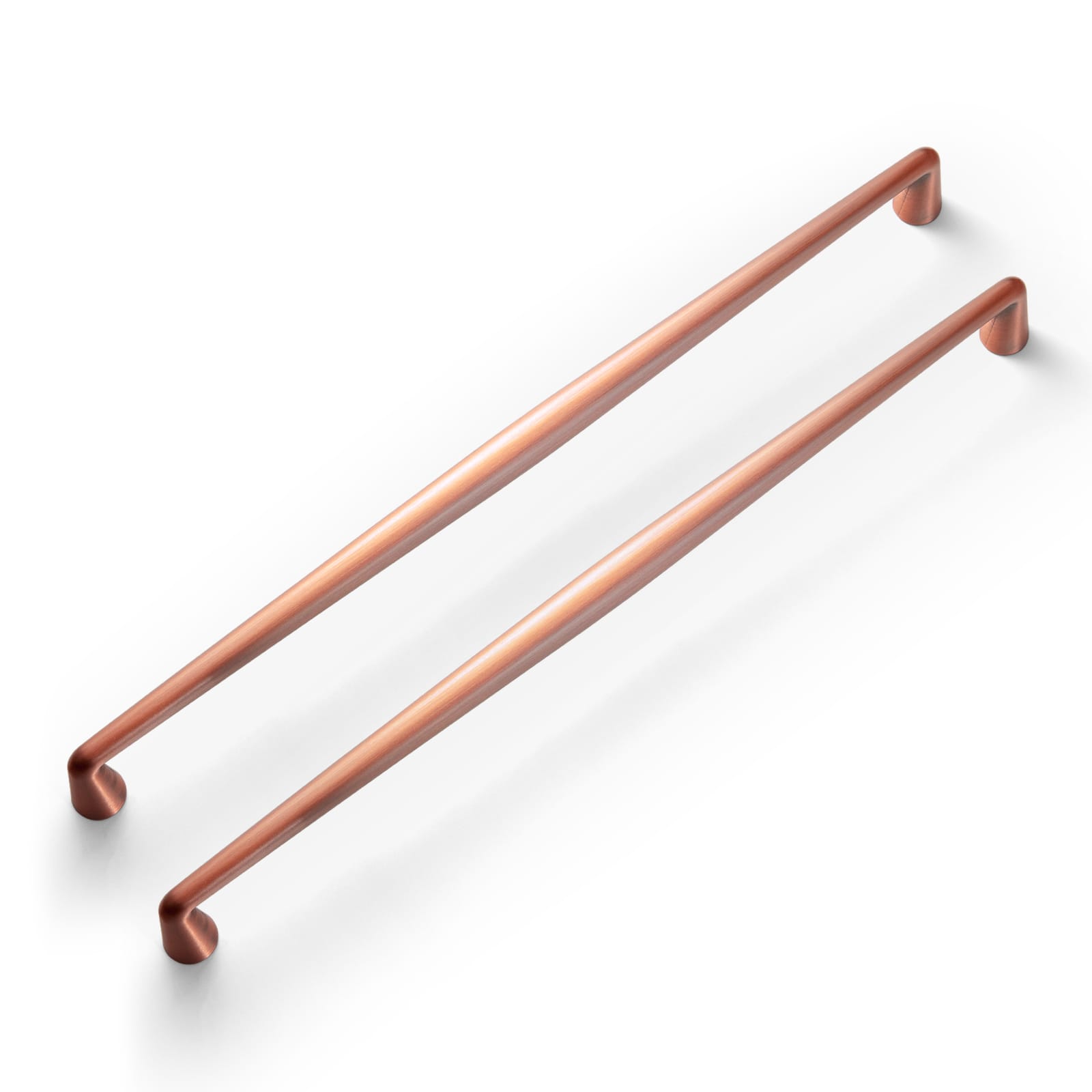 Goo-Ki Brushed Copper / 10'' Hole Center / 6 Pack Retro Cabinet Pulls Luxurious Drawer Pulls for Bedroom Kitchen