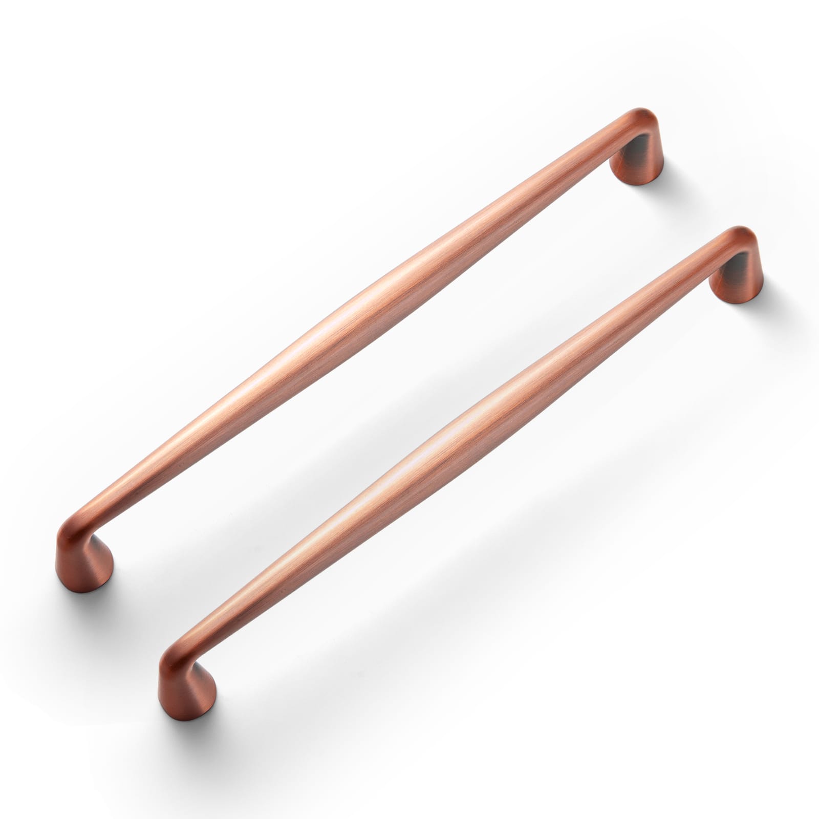 Goo-Ki Brushed Copper / 6.3'' Hole Center / 6 Pack Retro Cabinet Pulls Luxurious Drawer Pulls for Bedroom Kitchen