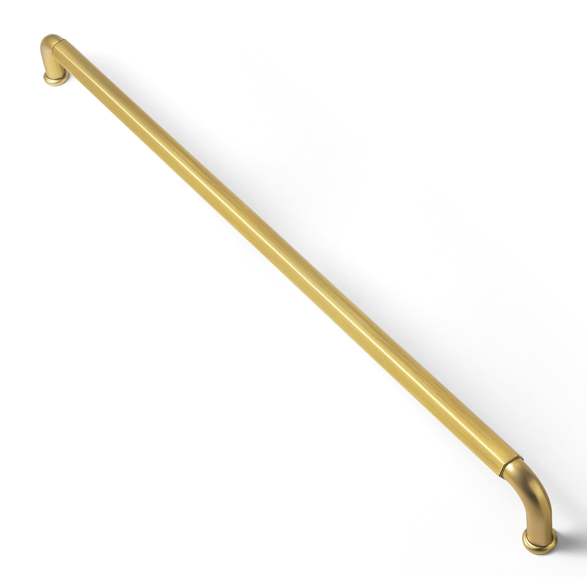 Goo-Ki Brushed Gold / 12.6'' Hole Center / 6 Pack Antique Brass Cabinet Pulls Affordable Luxury Vintage Drawer Knobs for Kitchen