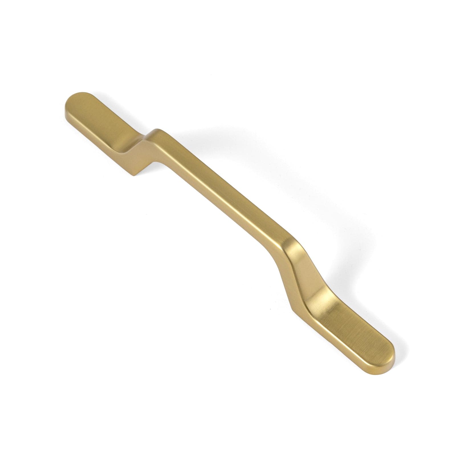 Goo-Ki Brushed Gold / 3'' Hole Center / 6 Pack European Style Retro Brass Drawer Pulls for Dresser Cupboard Vintage Bronze Bar Pulls