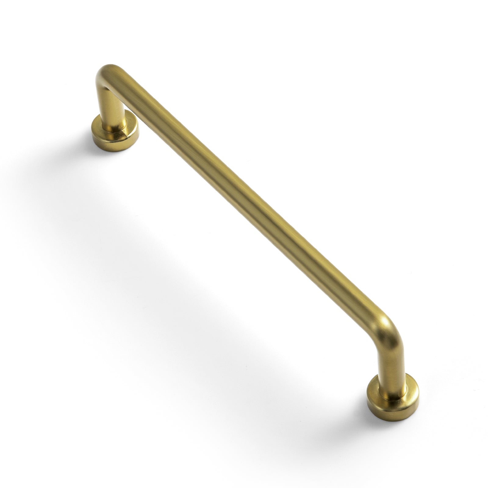 Goo-Ki Brushed Gold / 5'' Hole Center / 6 Pack Antique Rustic Vintage Cabinet Bar Pulls Decorative Drawer Handles