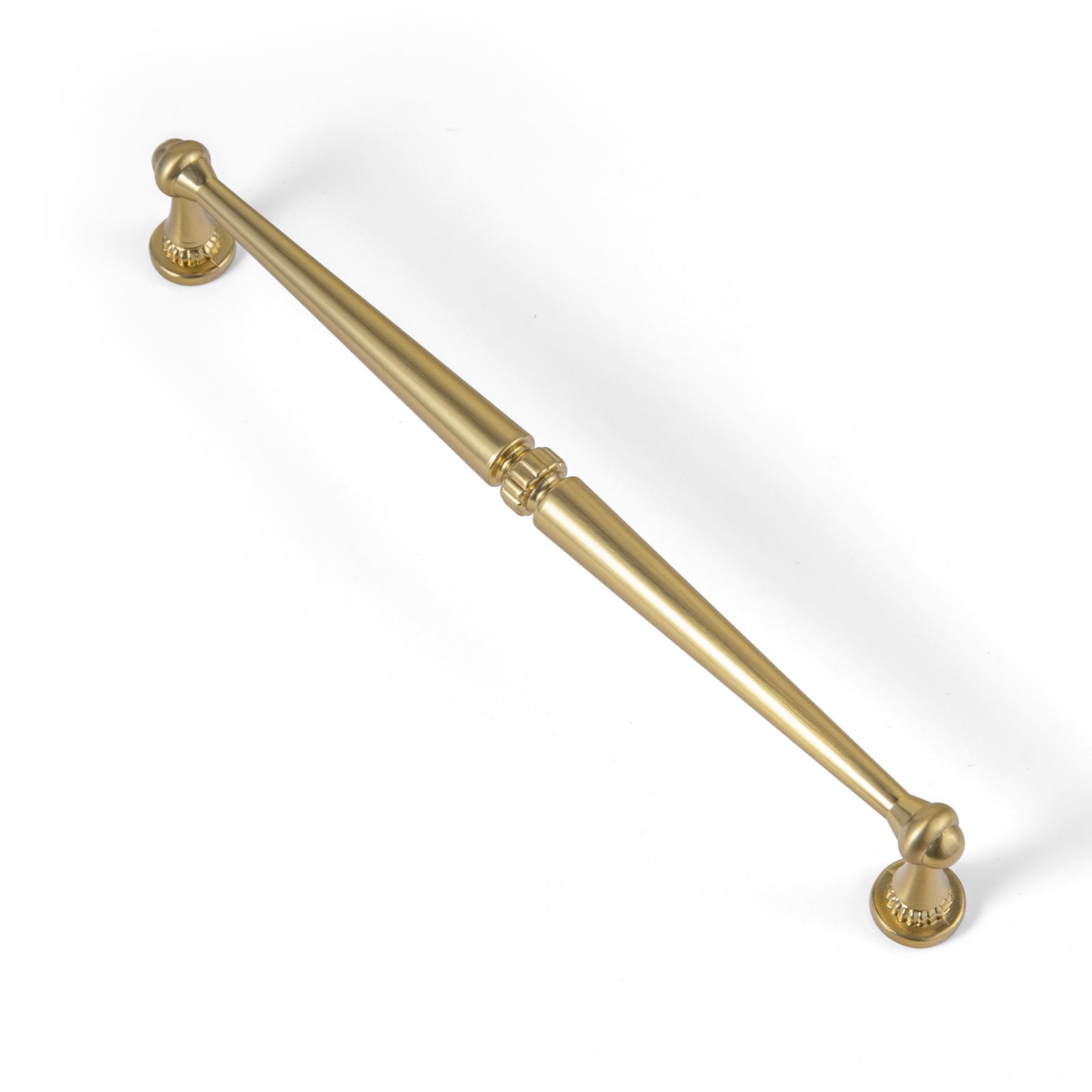 Goo-Ki Brushed Gold / 7.6'' Hole Center / 6 Pack Solid Ancient Vintage Retro Bar Pull for Cupboard Dresser Bathroom