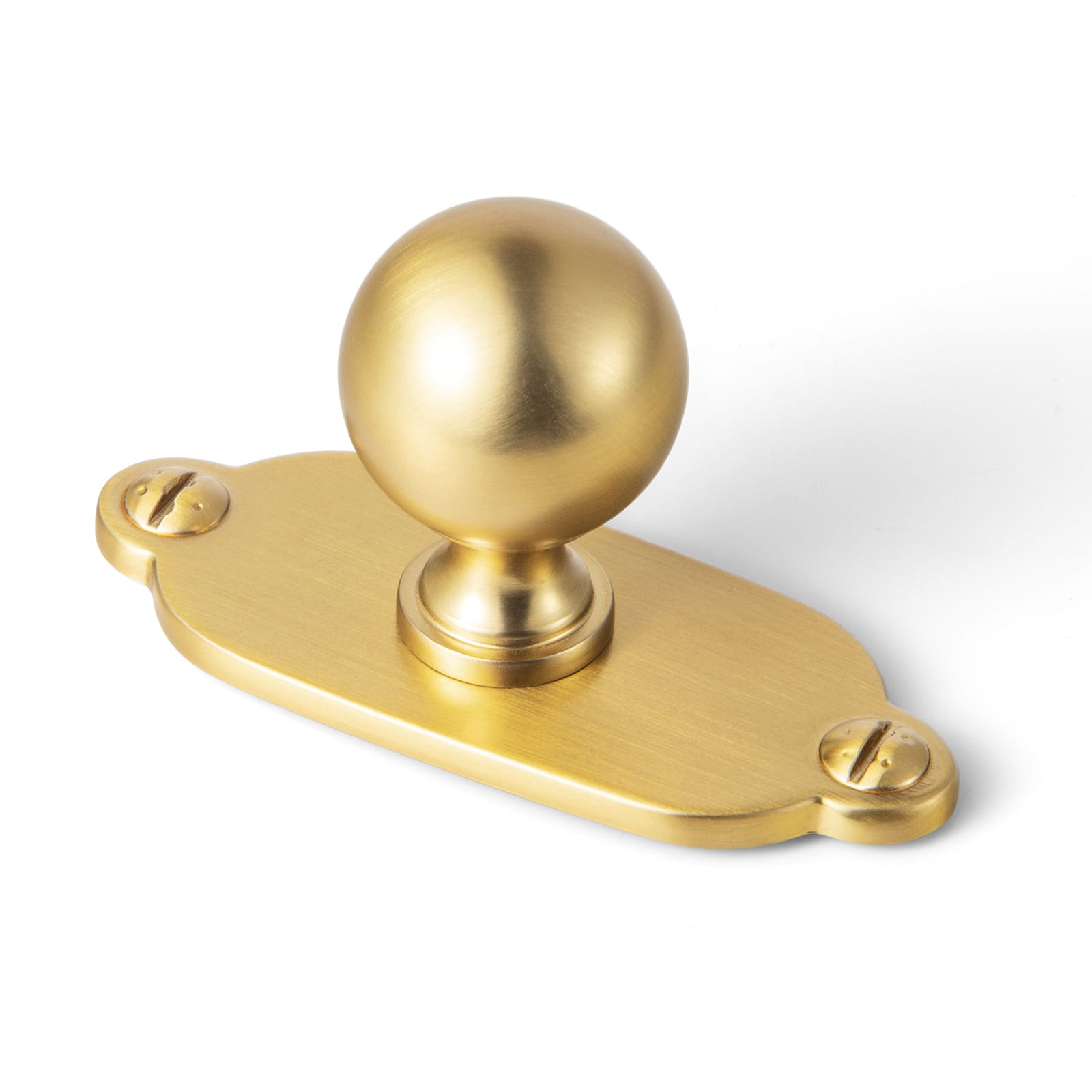 Goo-Ki Brushed Gold / G013 / 0.94'' Knob 6 Pack Stylish Zinc Alloy Cabinet Knobs Classic Round Design Durable Cabinet Handles