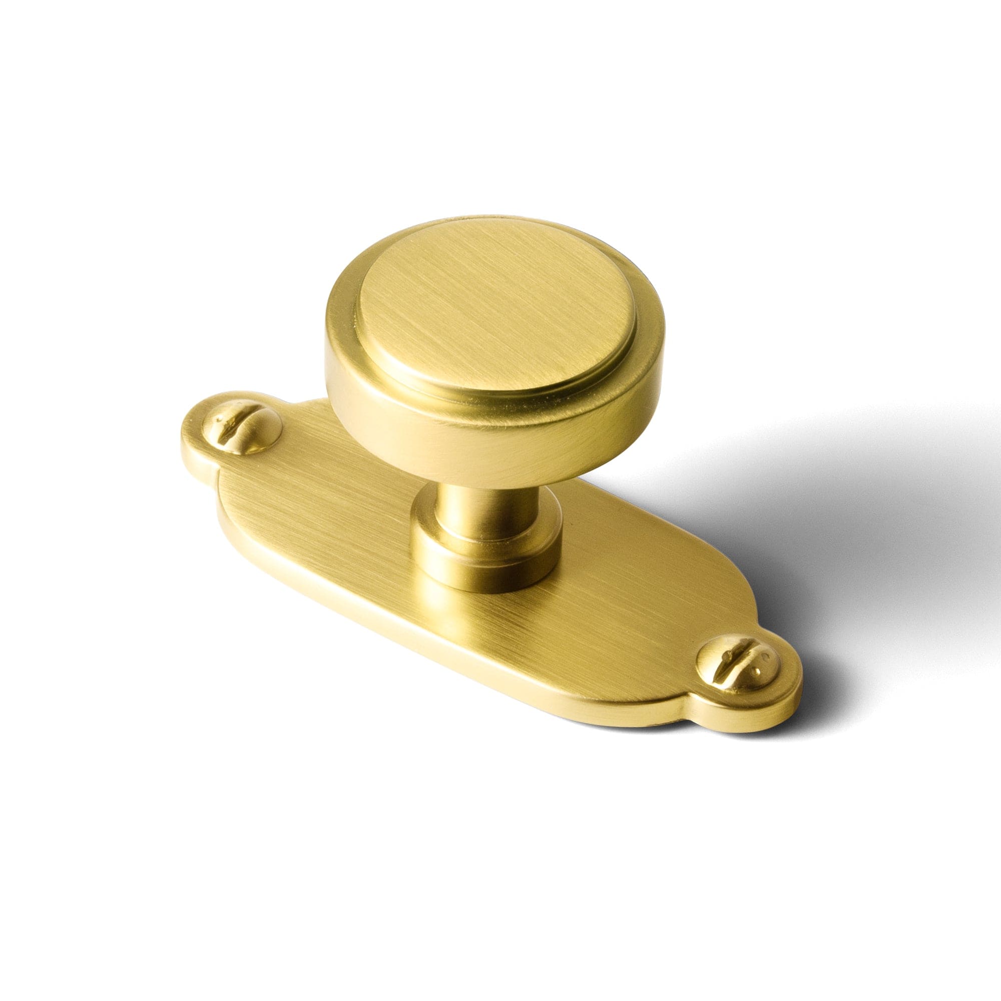 Goo-Ki Brushed Gold / G013 / 6 Pack Simple Cylindrical Zinc Alloy Drawer Knob with Elegant Design