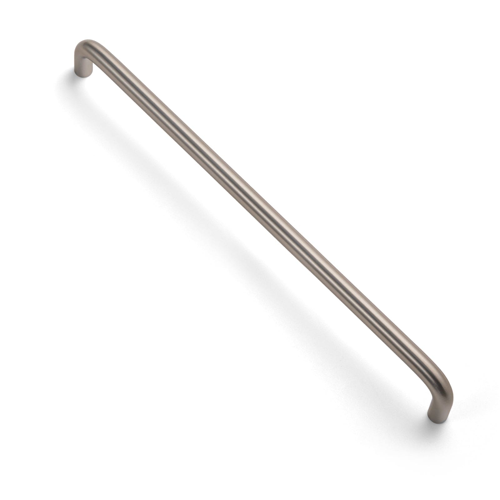 Goo-Ki Brushed Nickel / 10'' Hole Center / 12 Pack Simple Sleek Wardrobe Pull Contemporary Design Cabinet Handle Modern Style