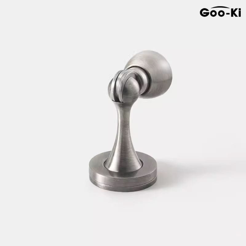 Goo-Ki Brushed Nickel Anti-collision Door Wall Suction Bathroom Strong Magnetic Door Stopper