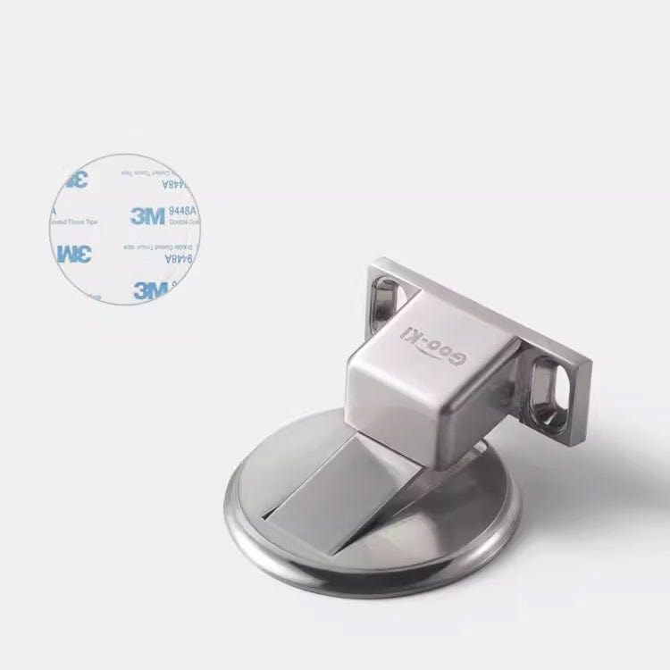 Goo-Ki Brushed Nickel Strong Windproof Door Suction Invisible Zinc Alloy Door Stopper