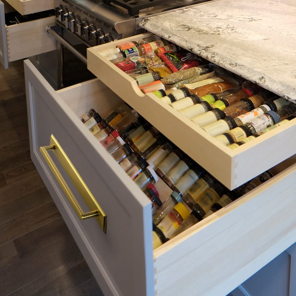 Goo-Ki Cabinet Handles with Back Plate Vintage Kitchen Drawer Pulls with Subtle Curves