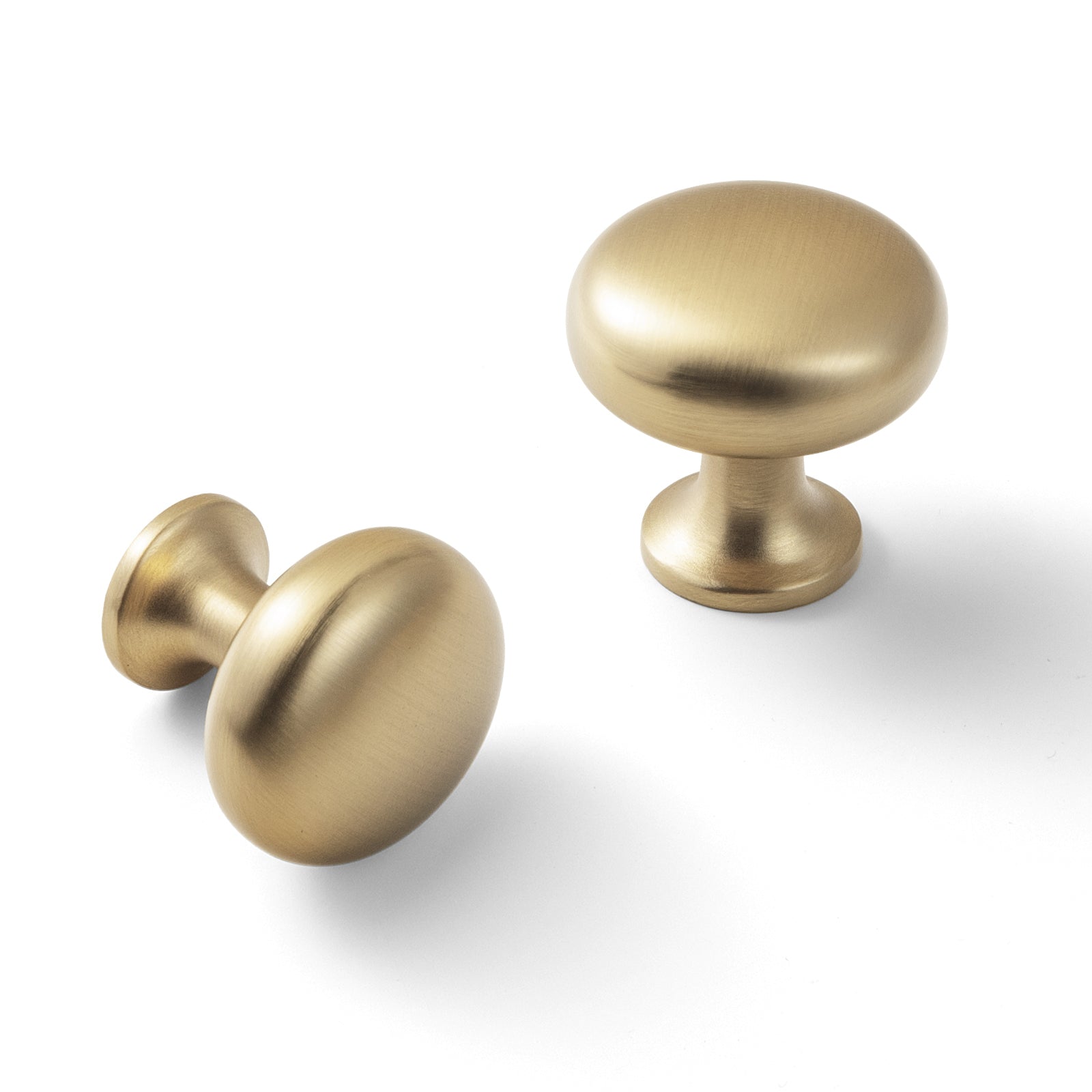 Goo-Ki Champagne Bronze / 1.5'' Knob / 6 Pack Multi-colored Classic Drawer Knob Mushroom Round Cabinet Knob