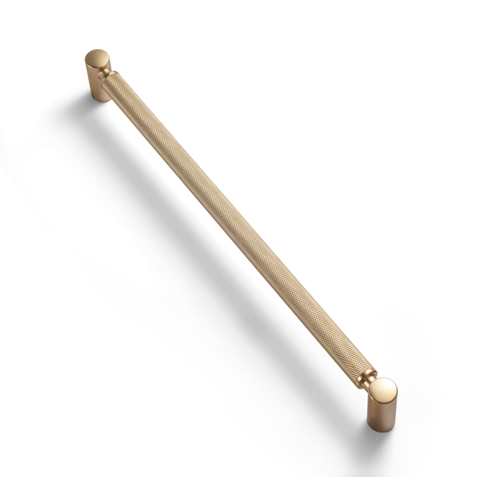 Goo-Ki Champagne Bronze / 10'' Hole Center / 6 Pack Classic Bar-shaped Knurled Aluminium Drawer Pull Durable & Stylish Hardware for Furniture