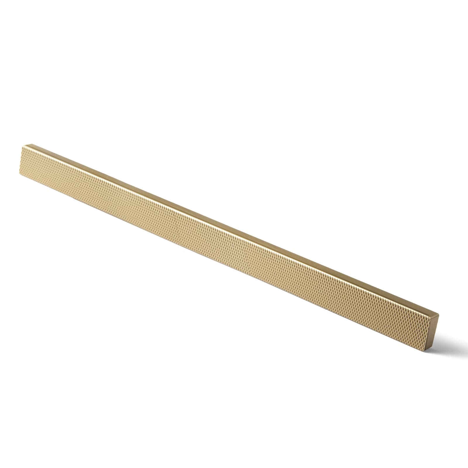 Goo-Ki Champagne Bronze / 10'' Hole Center / 6 Pack Modern Aluminum Knurled Cabinet Pull Handles - Comfortable Grip & Long - lasting