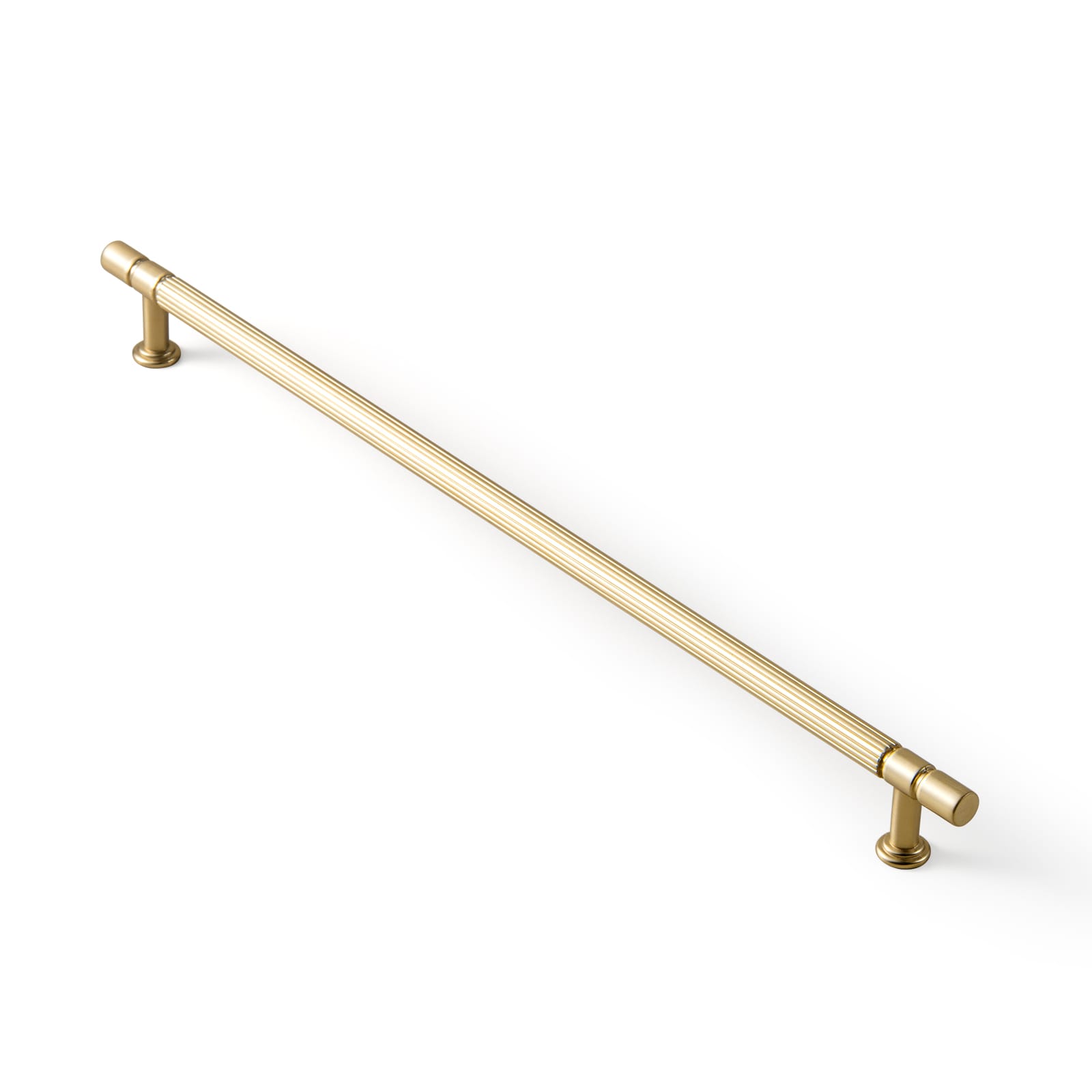 Goo-Ki Champagne Bronze / 12.6'' Hole Center / 6 Pack Industrial Style Retro Zinc Alloy Cabinet Pulls with Striped Texture