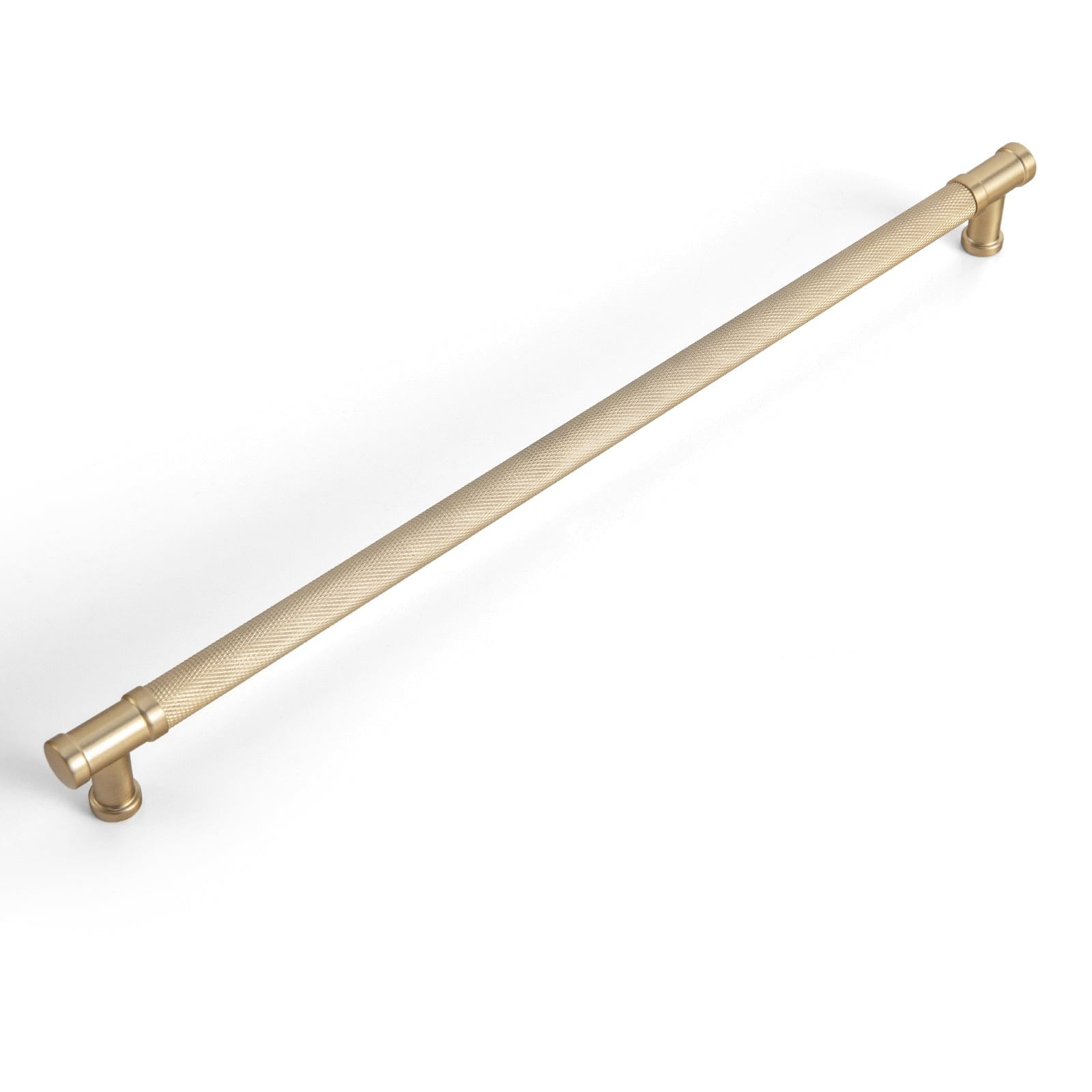 Goo-Ki Champagne Bronze / 12.6'' Hole Center / 6 Pack Knurled Metal Alloy Vintage Bronze Bar Pull Kitchen Hardware