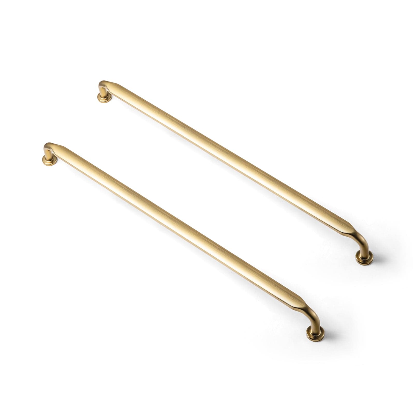 Goo-Ki Champagne Bronze / 12.6'' Hole Center / 6 Pack Minimalist Slim Design Zinc Alloy Cabinet Pulls – Rustic Hardware for a Streamlined Look