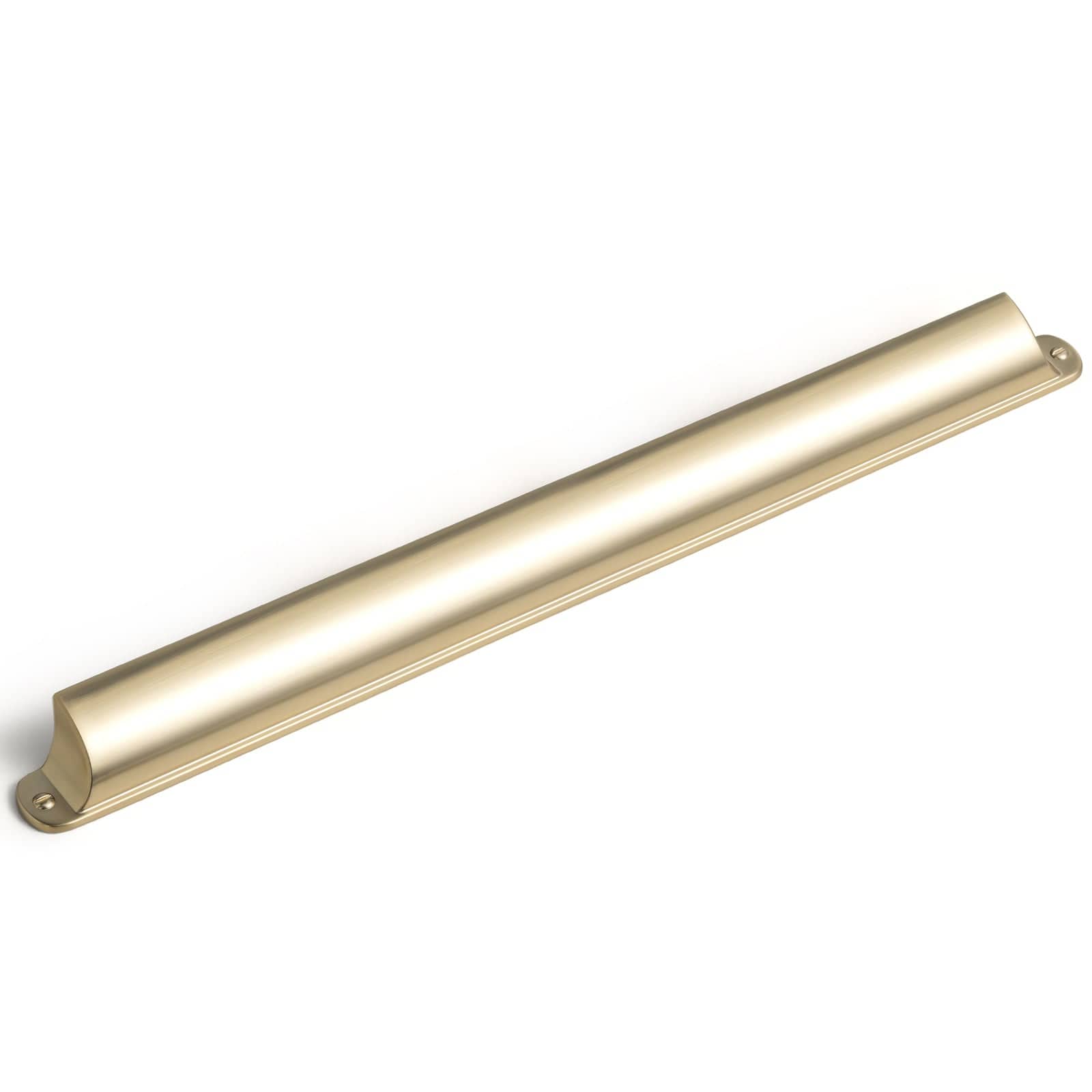 Goo-Ki Champagne Bronze / 12.6'' Hole Center / 6 Pack Modern Multi-Color Cabinet Cup Pulls Bin Drawer Pull Stylish Hardware for Furniture Upgrades
